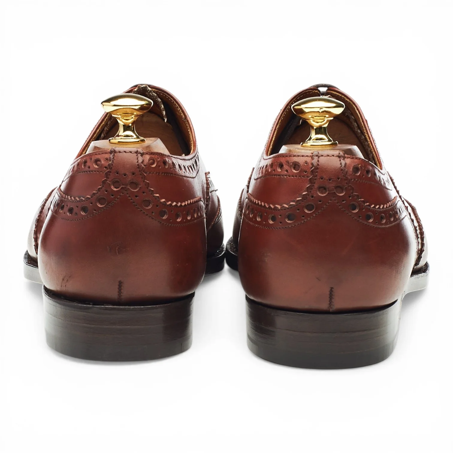 'Chetwynd' Tan Brown Leather Oxford Brogues UK 11.5 E - Image 4