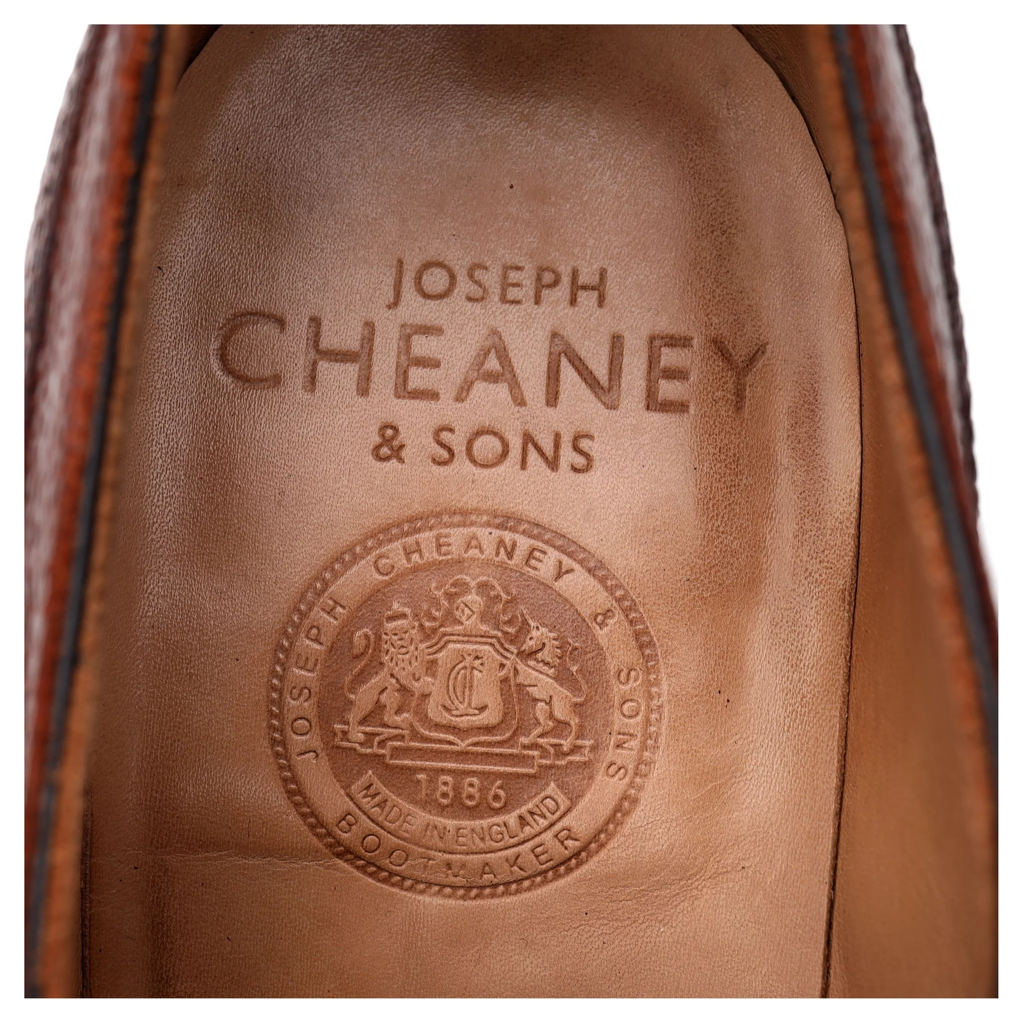 'Chiswick' Tan Brown Leather Split Toe Derby UK 8.5 F - Image 12