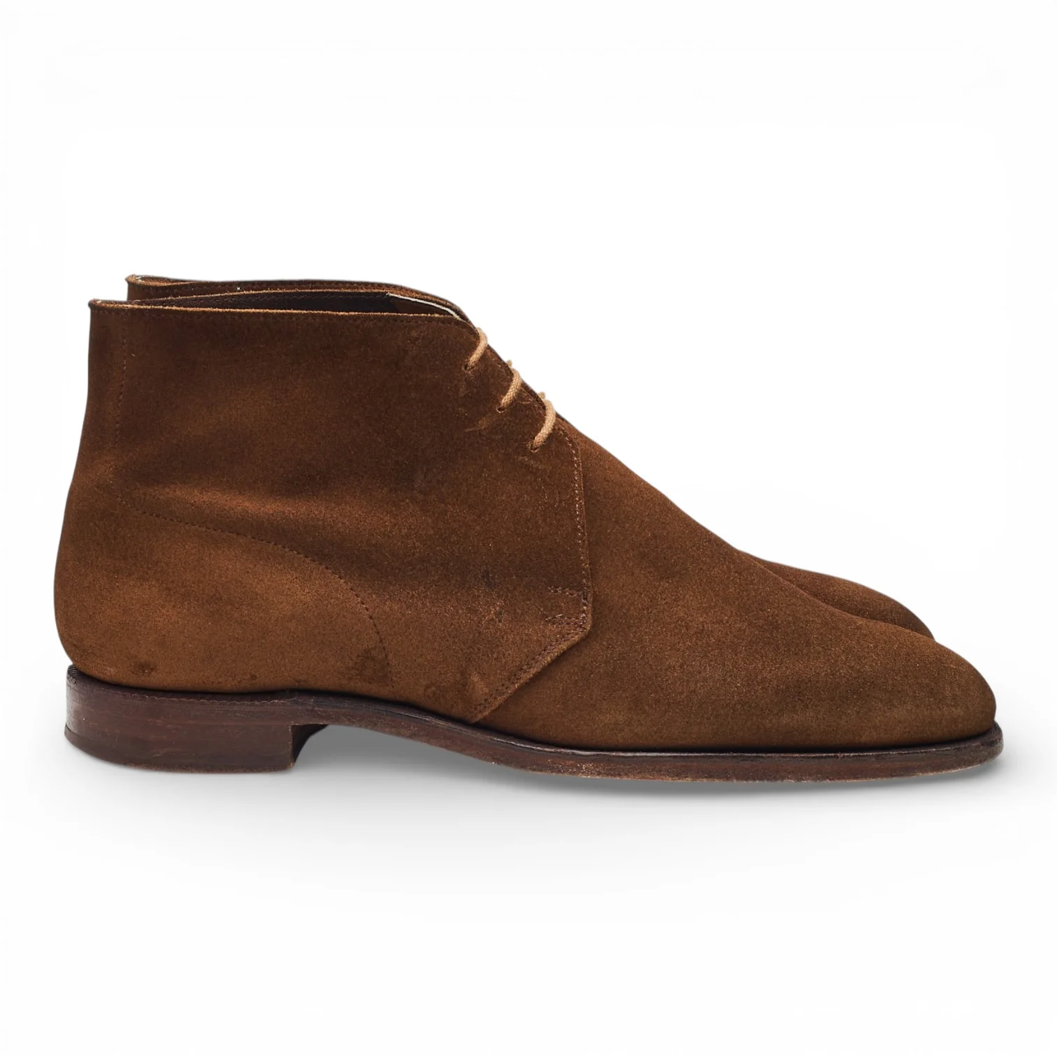 'Chukka' Snuff Brown Suede Unlined Chukka Boots UK 7.5 D