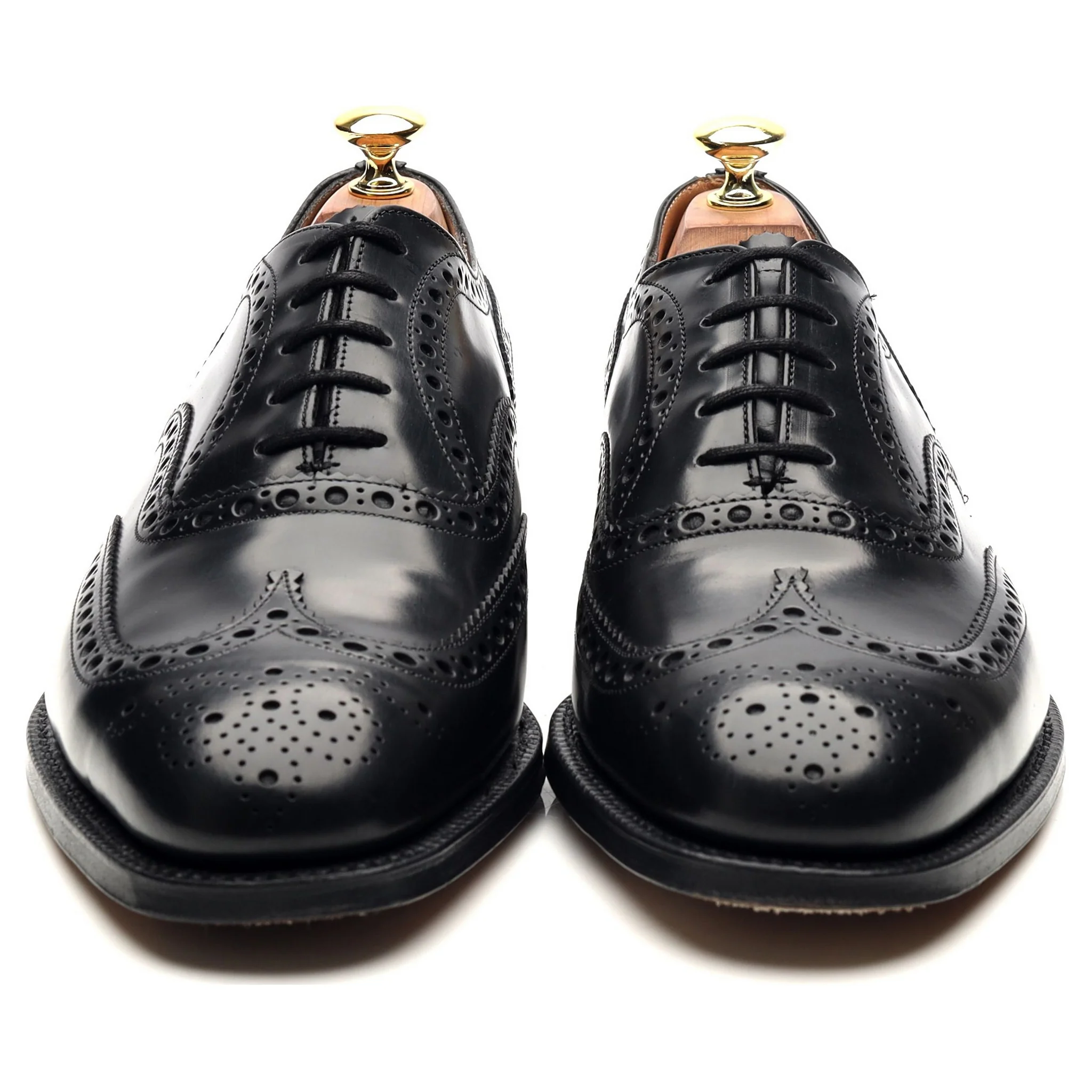 'Brisbane' Black Leather Brogues UK 8 G - Image 7