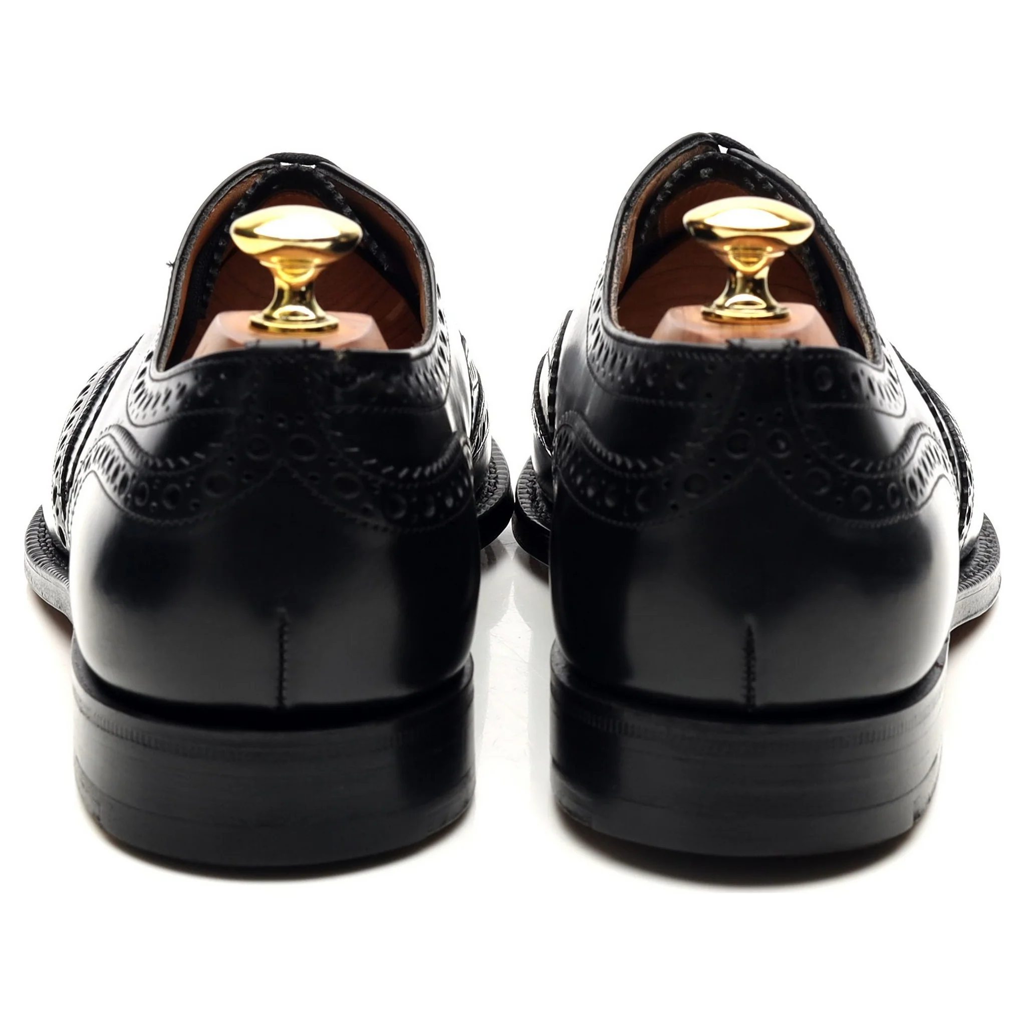 'Brisbane' Black Leather Brogues UK 8 G - Image 9