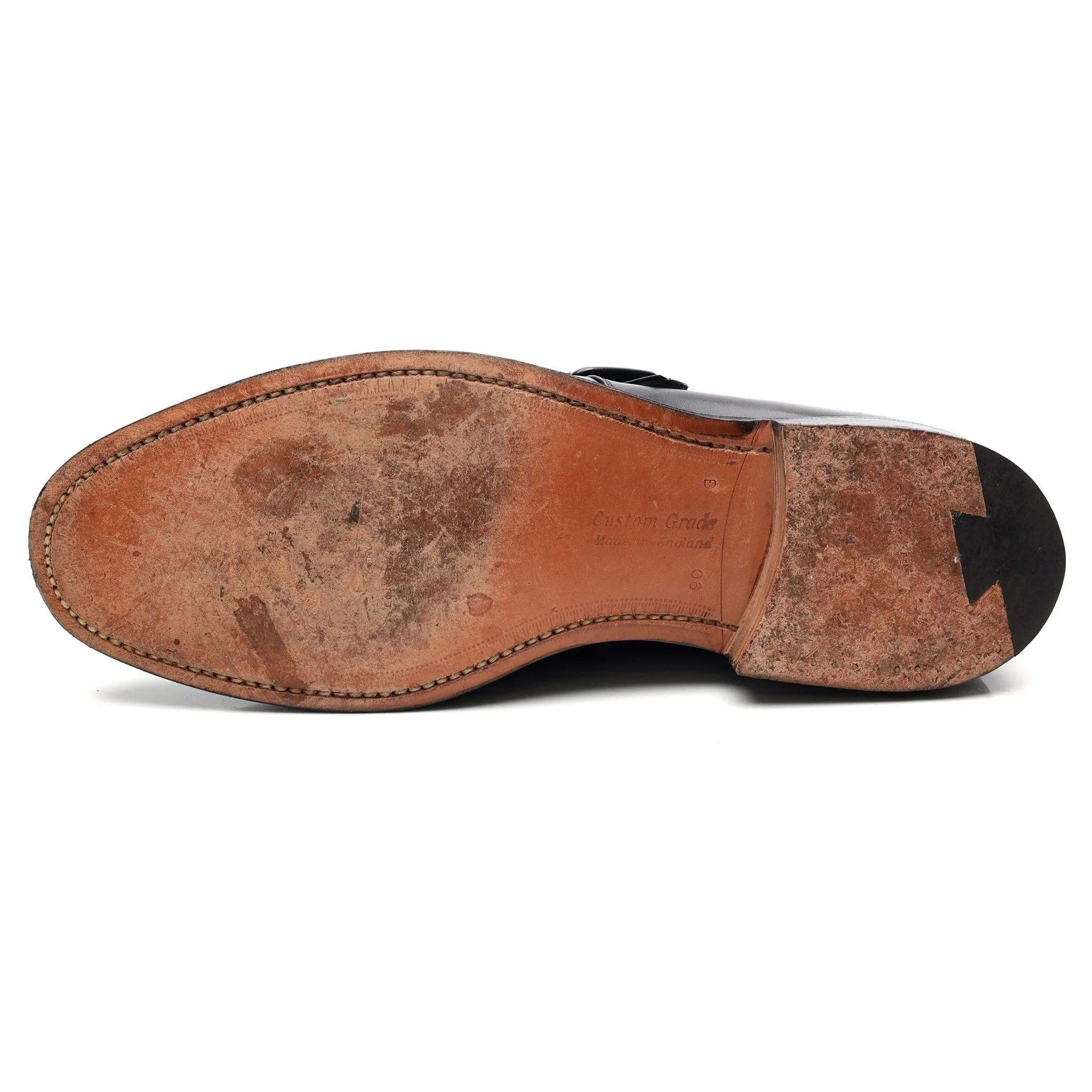 'Abington' Black Leather Monk Strap UK 9 G - Image 10