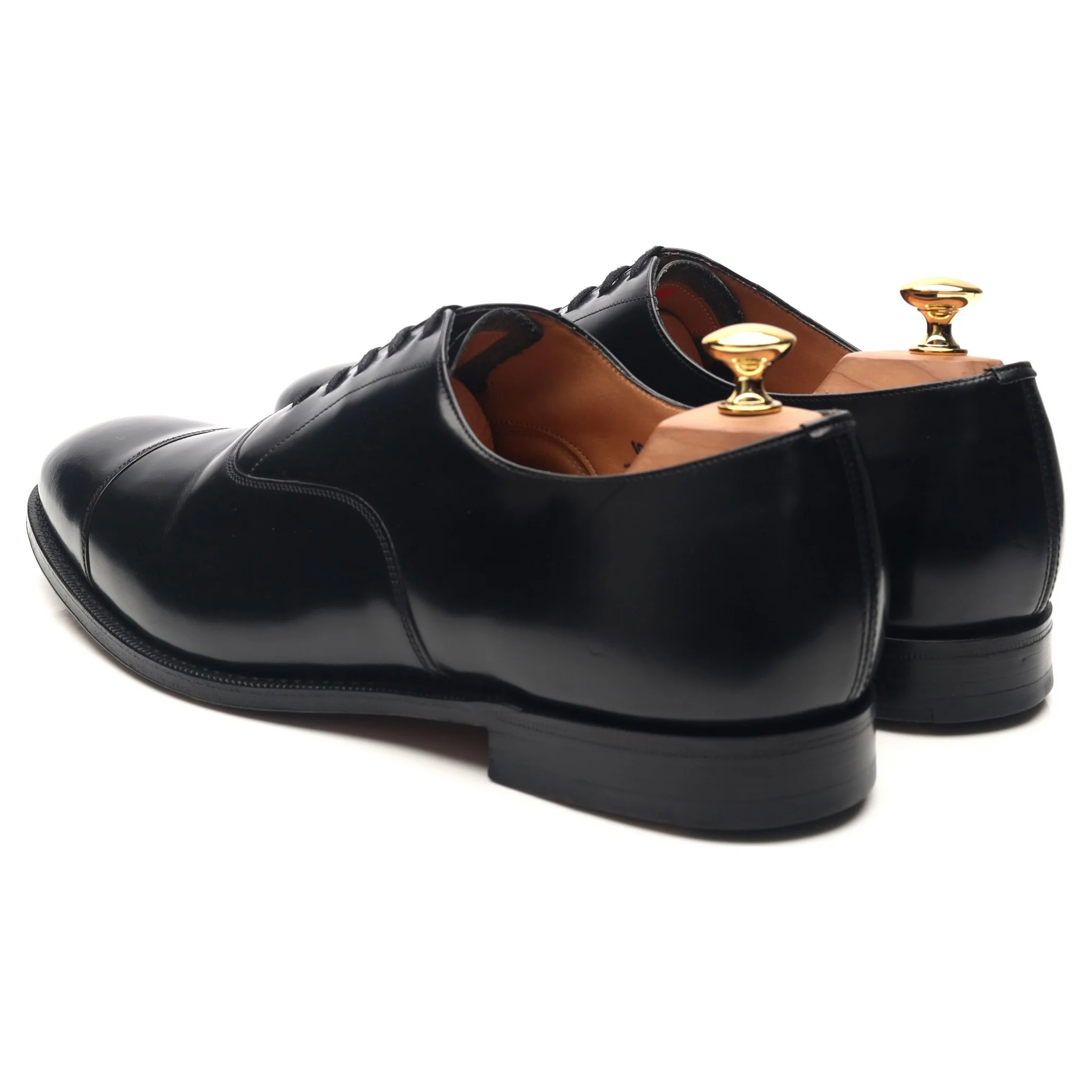 'Balmoral' Black Leather Oxford UK 10.5 G - Image 3