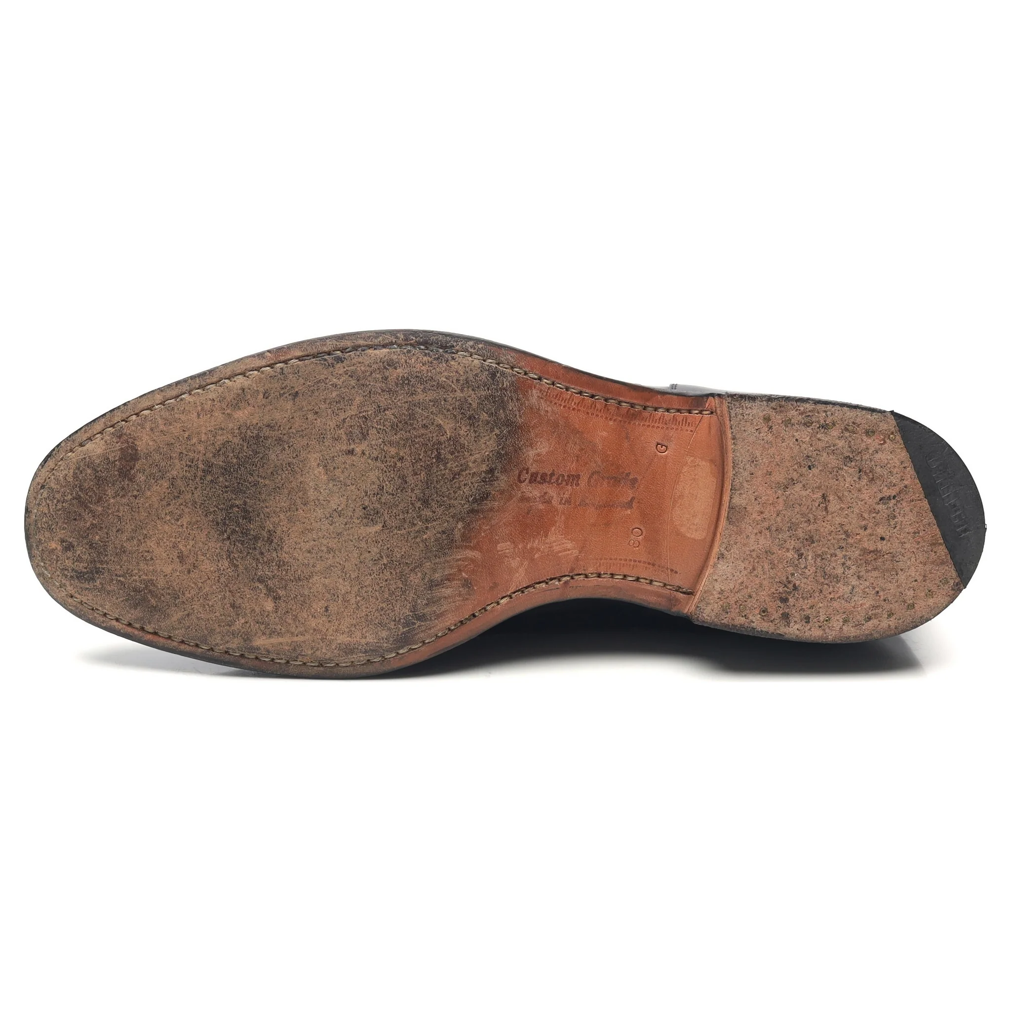 'Bamford' Black Leather Oxford UK 8 G - Image 10