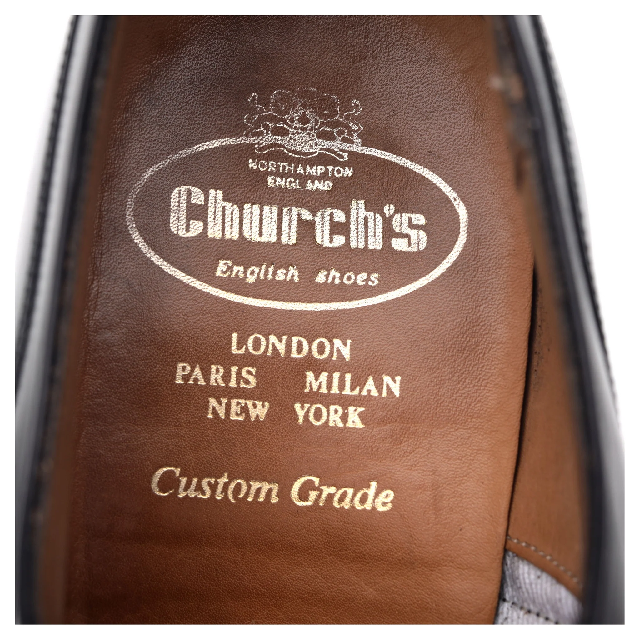 'Bamford' Black Leather Oxford UK 8 G - Image 12