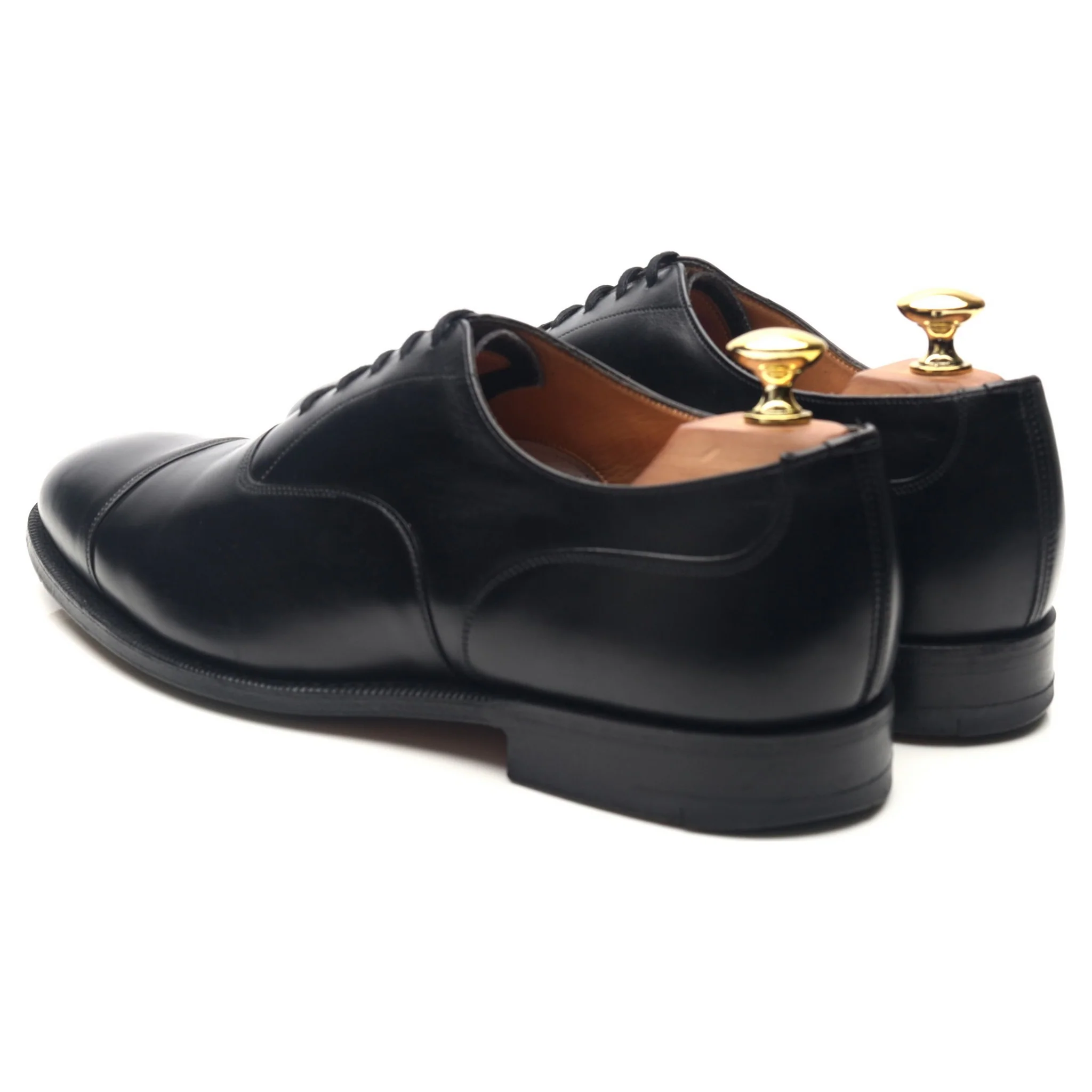 'Bamford' Black Leather Oxford UK 8 G - Image 3