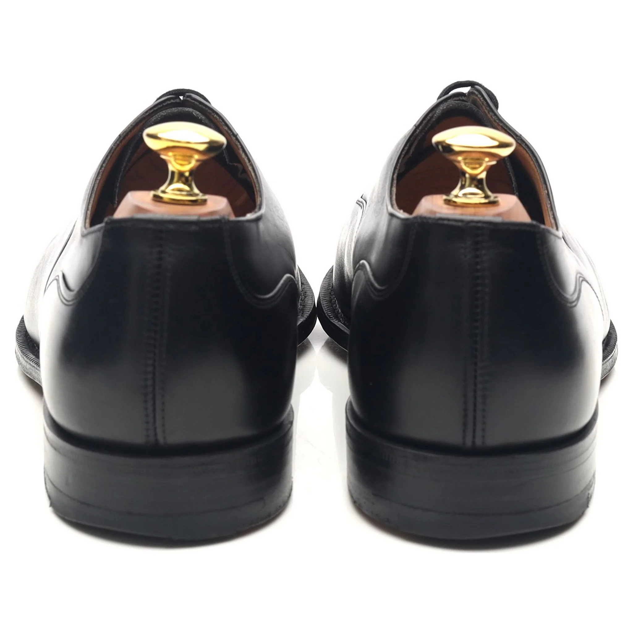 'Bamford' Black Leather Oxford UK 8 G - Image 4