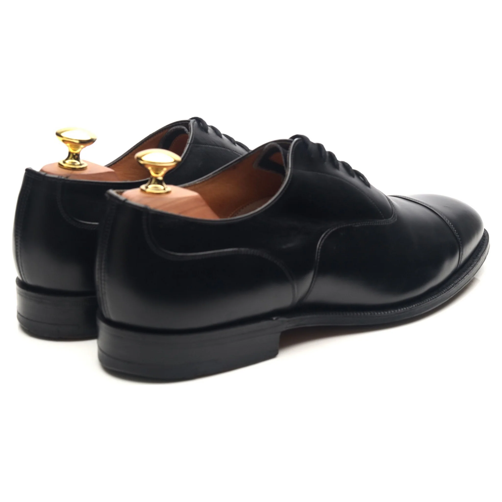 'Bamford' Black Leather Oxford UK 8 G - Image 5