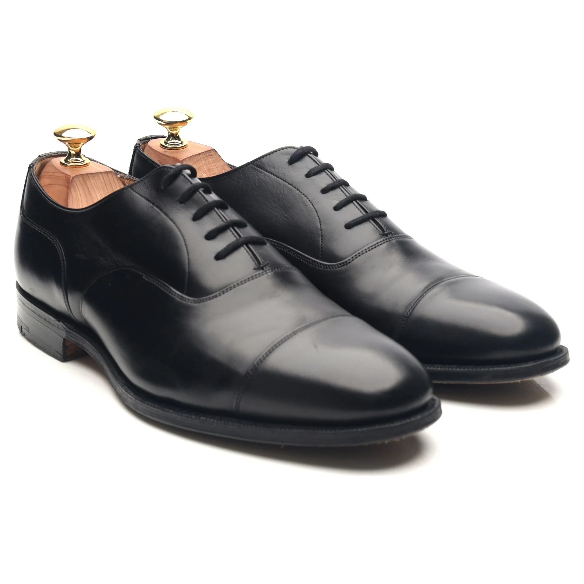 'Bamford' Black Leather Oxford UK 8 G - Image 7