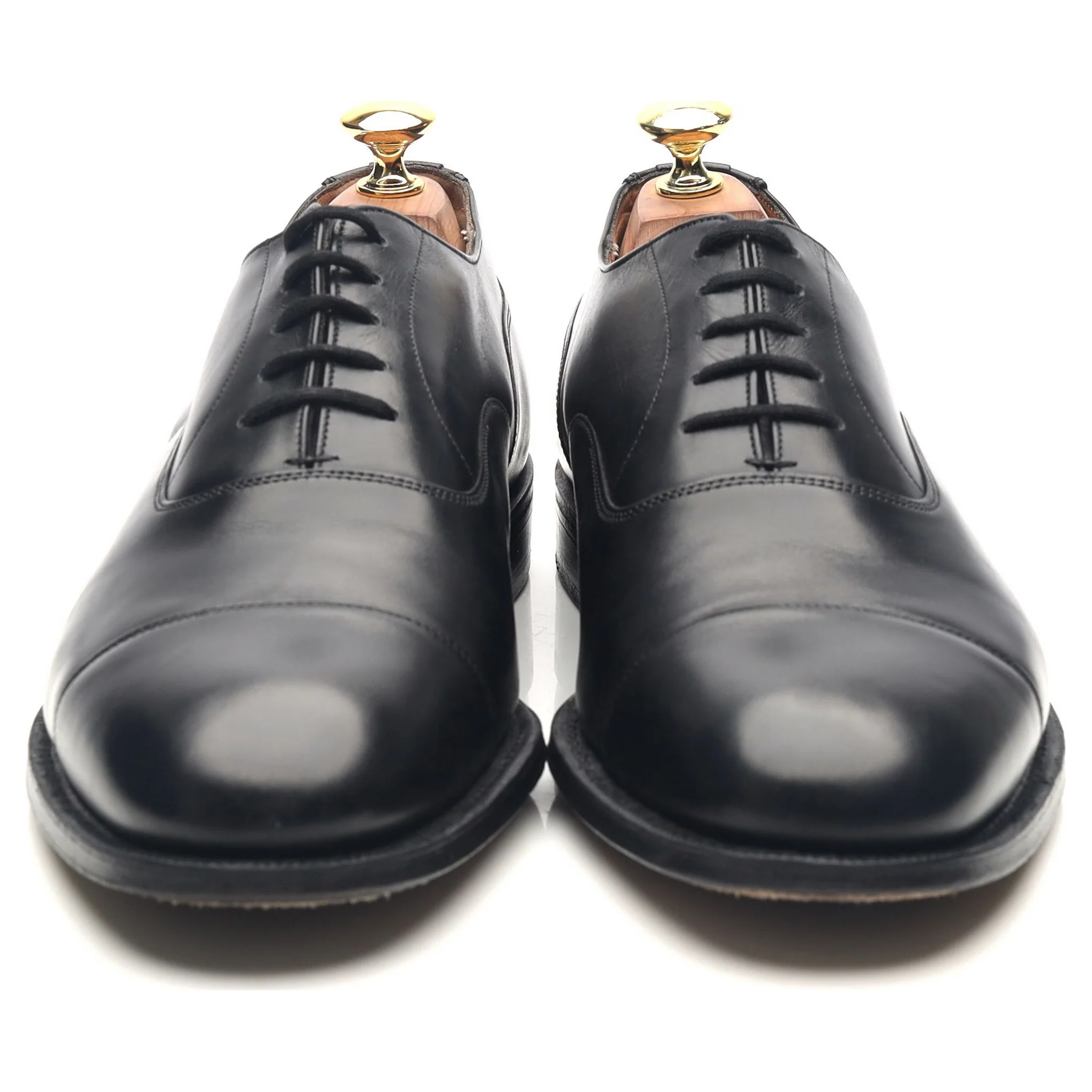 'Bamford' Black Leather Oxford UK 8 G - Image 8