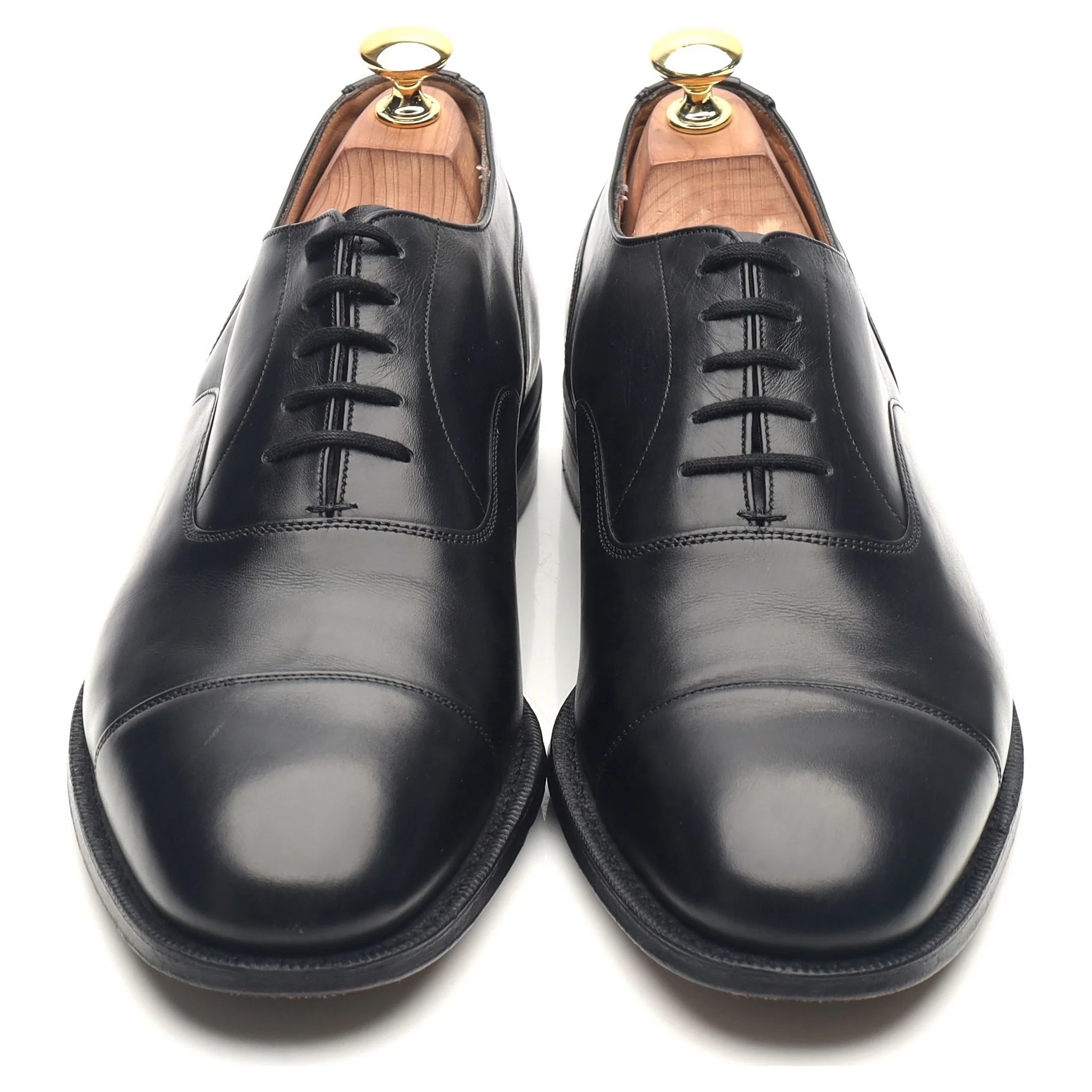 'Bamford' Black Leather Oxford UK 8 G - Image 9