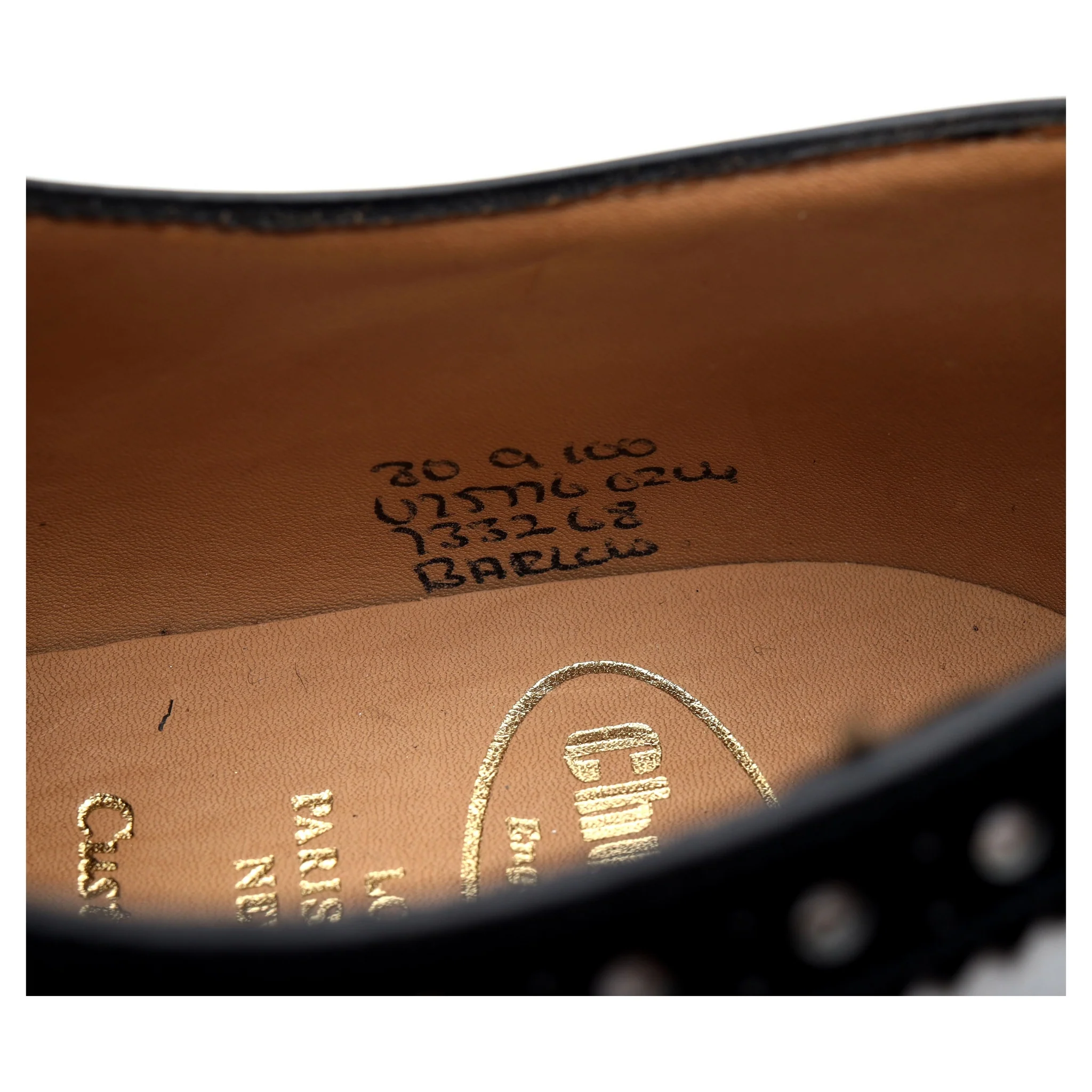 'Barlow' Black White Leather Spectator Brogues UK 8 G - Image 13