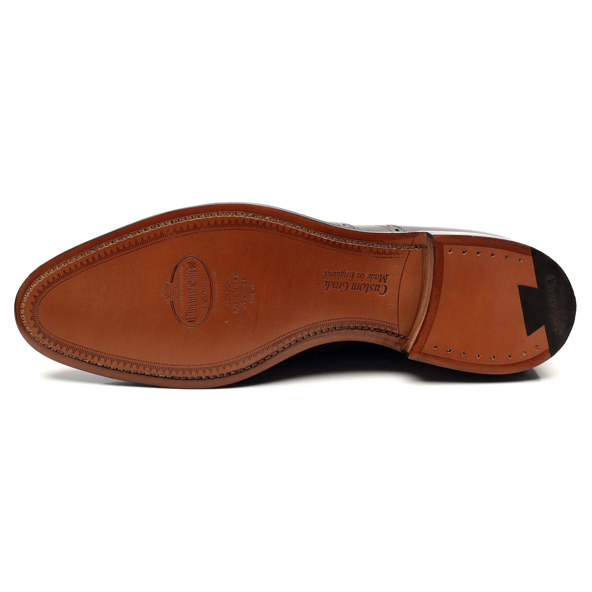 'Berlin' Dark Brown Leather Brogues UK 8 F - Image 10