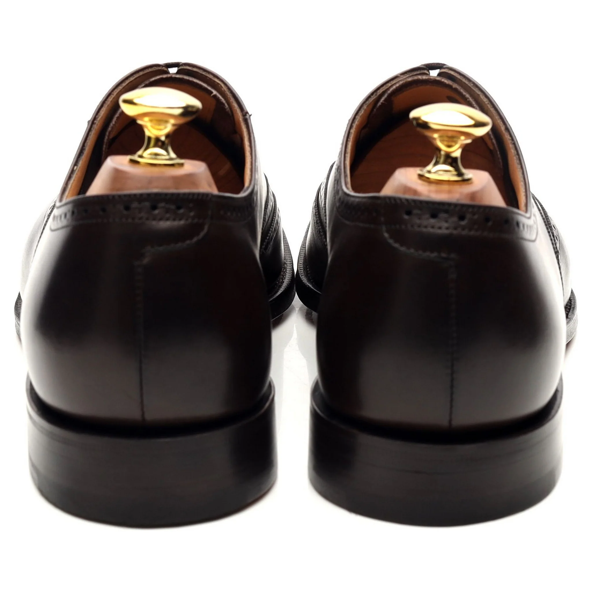 'Berlin' Dark Brown Leather Brogues UK 8 F - Image 4
