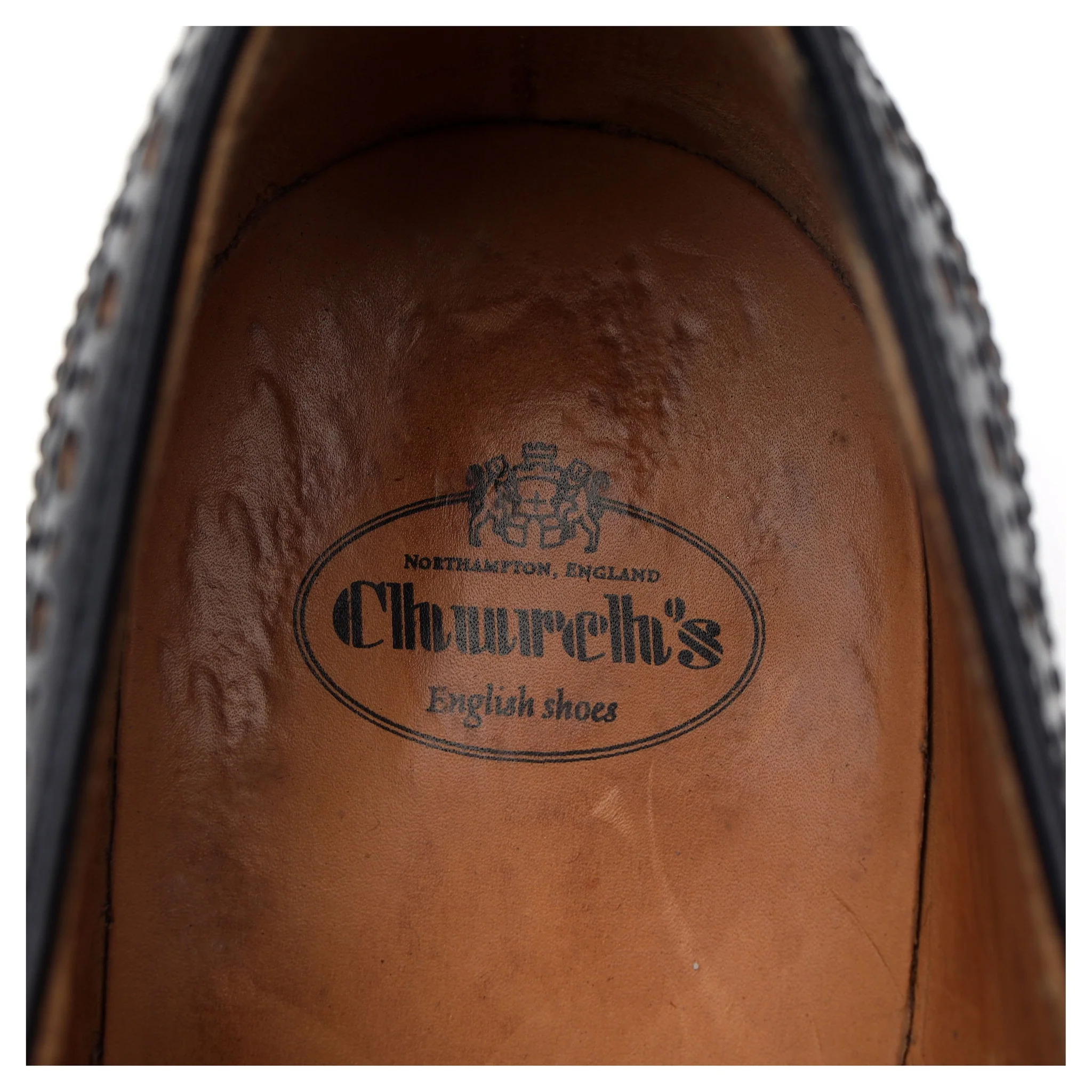 Women's 'Bess 2' Navy Blue White Leather Brogues UK 3.5 EU 36.5 - Image 12