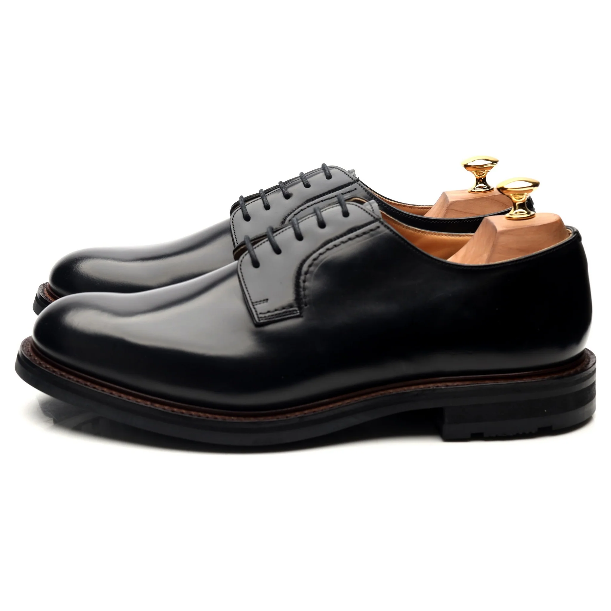 'Woodbridge' Black Leather Derby UK 10 G - Image 2