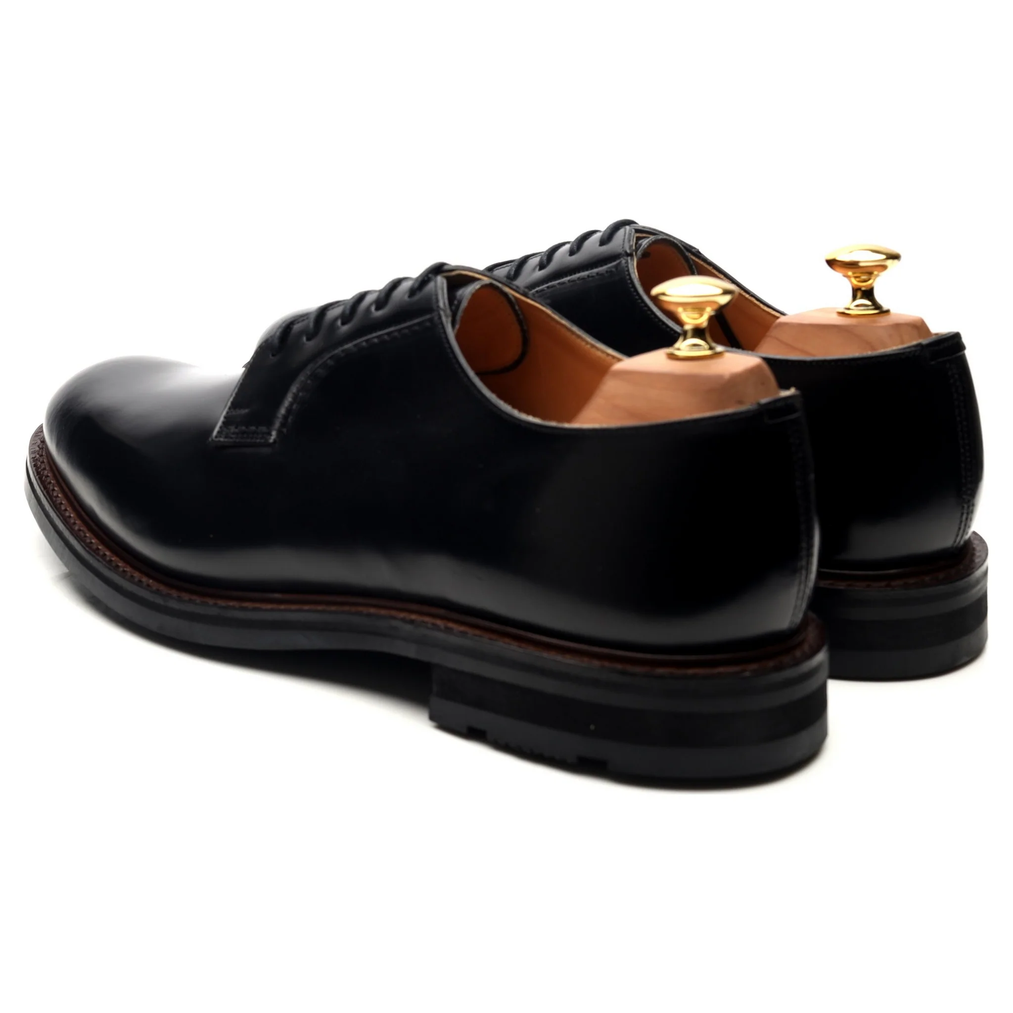 'Woodbridge' Black Leather Derby UK 10 G - Image 3