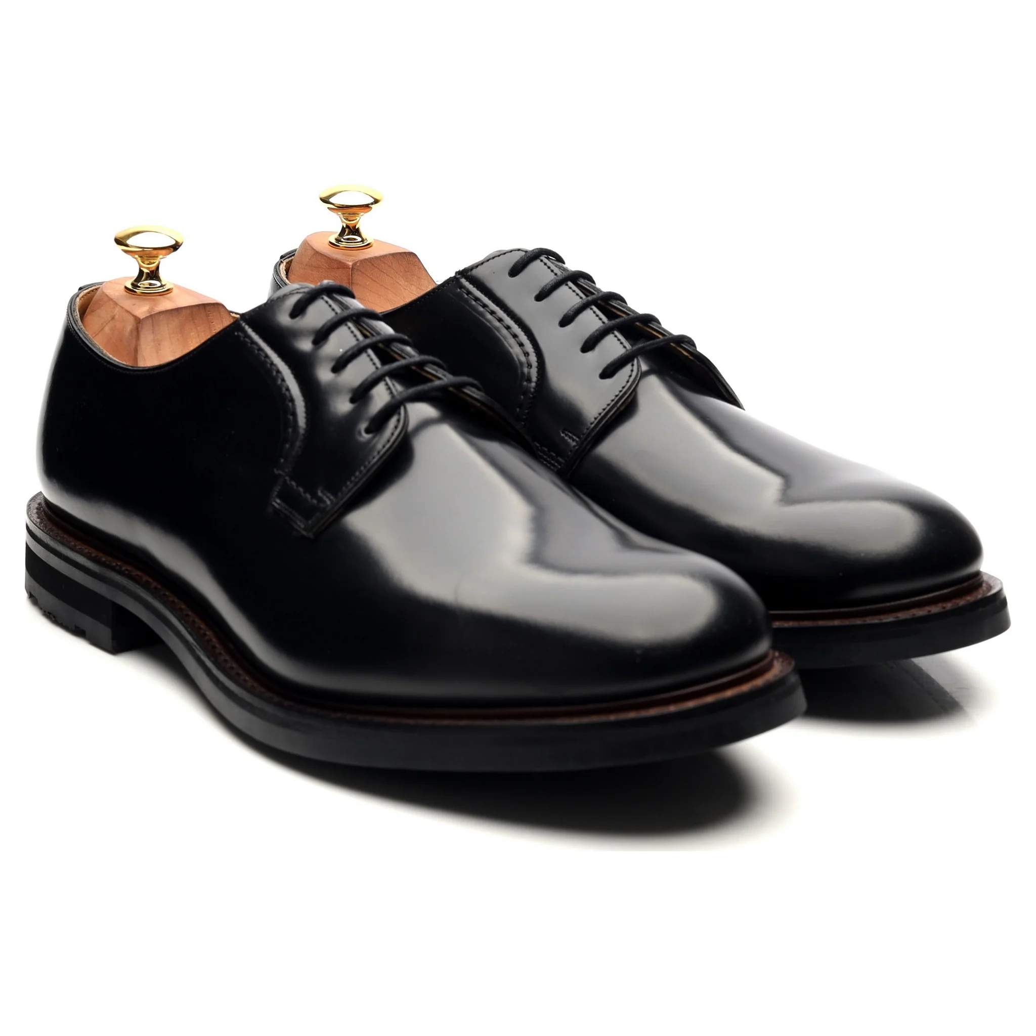 'Woodbridge' Black Leather Derby UK 10 G - Image 7