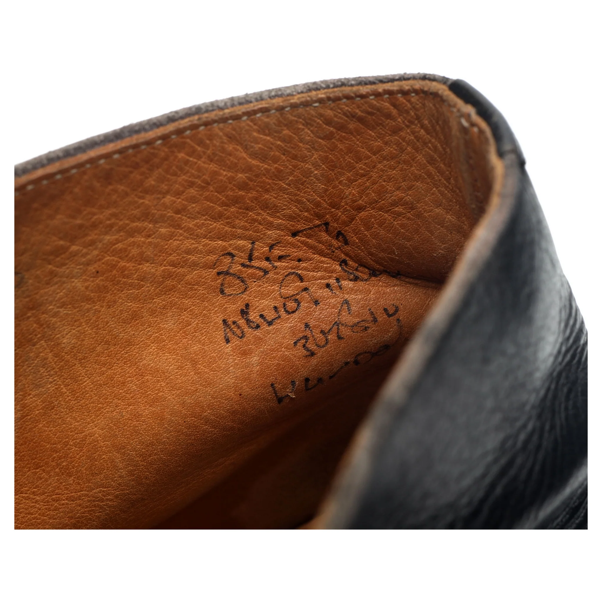 Black Leather Chukka Boots UK 8.5 F - Image 13