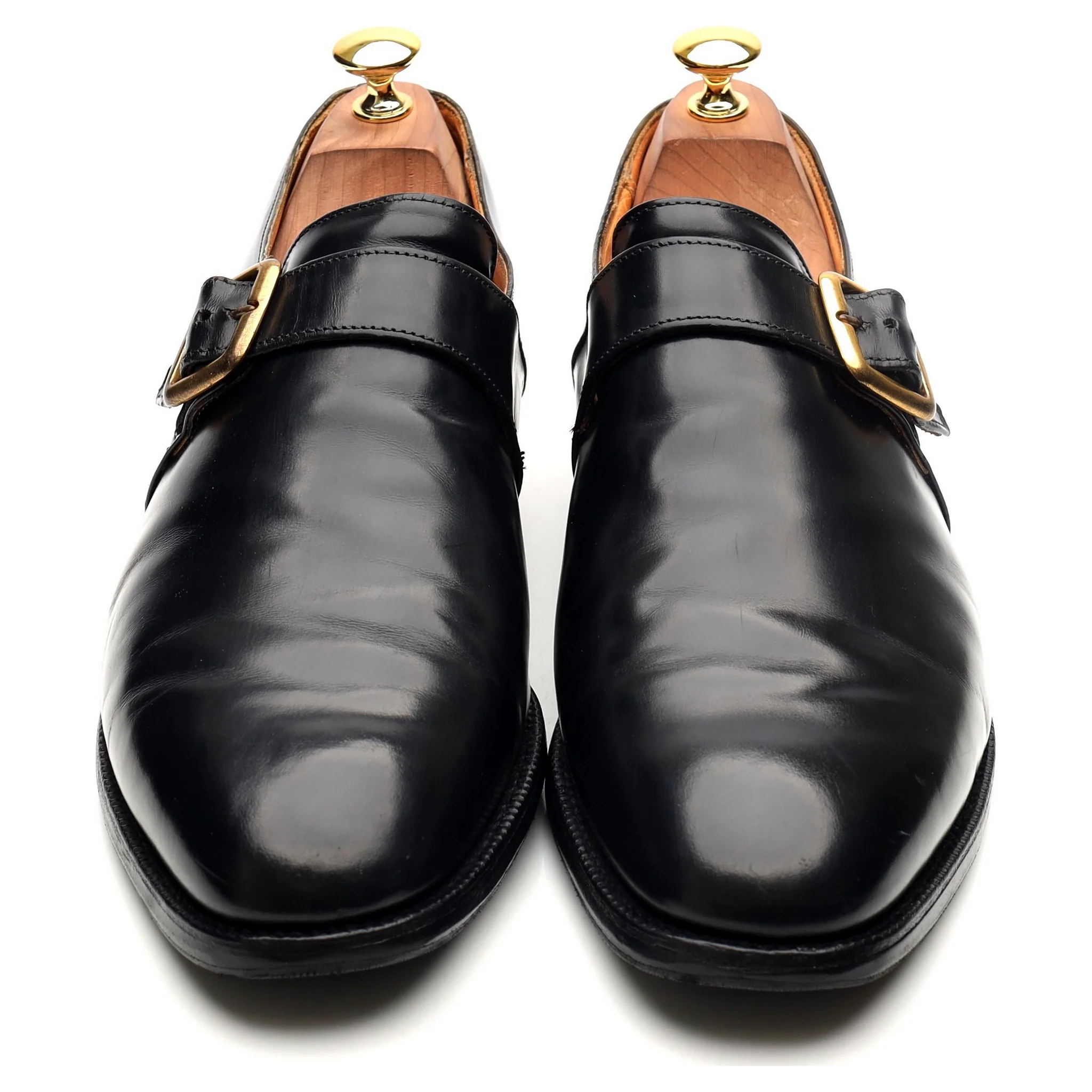 'Westbury' Black Leather Monk Strap UK 10 F - Image 9