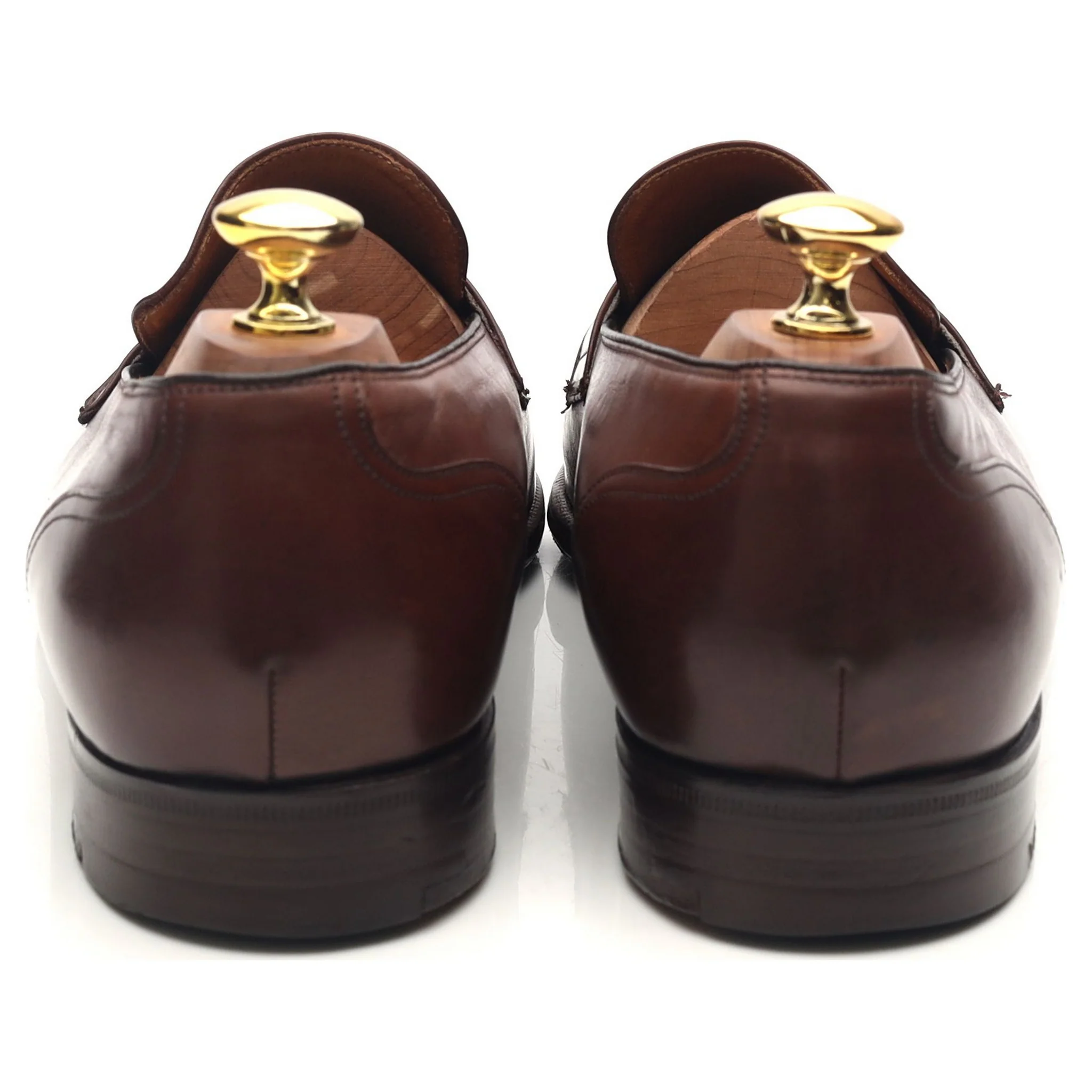 'Salisbury' Brown Leather Loafers UK 8.5 F - Image 6
