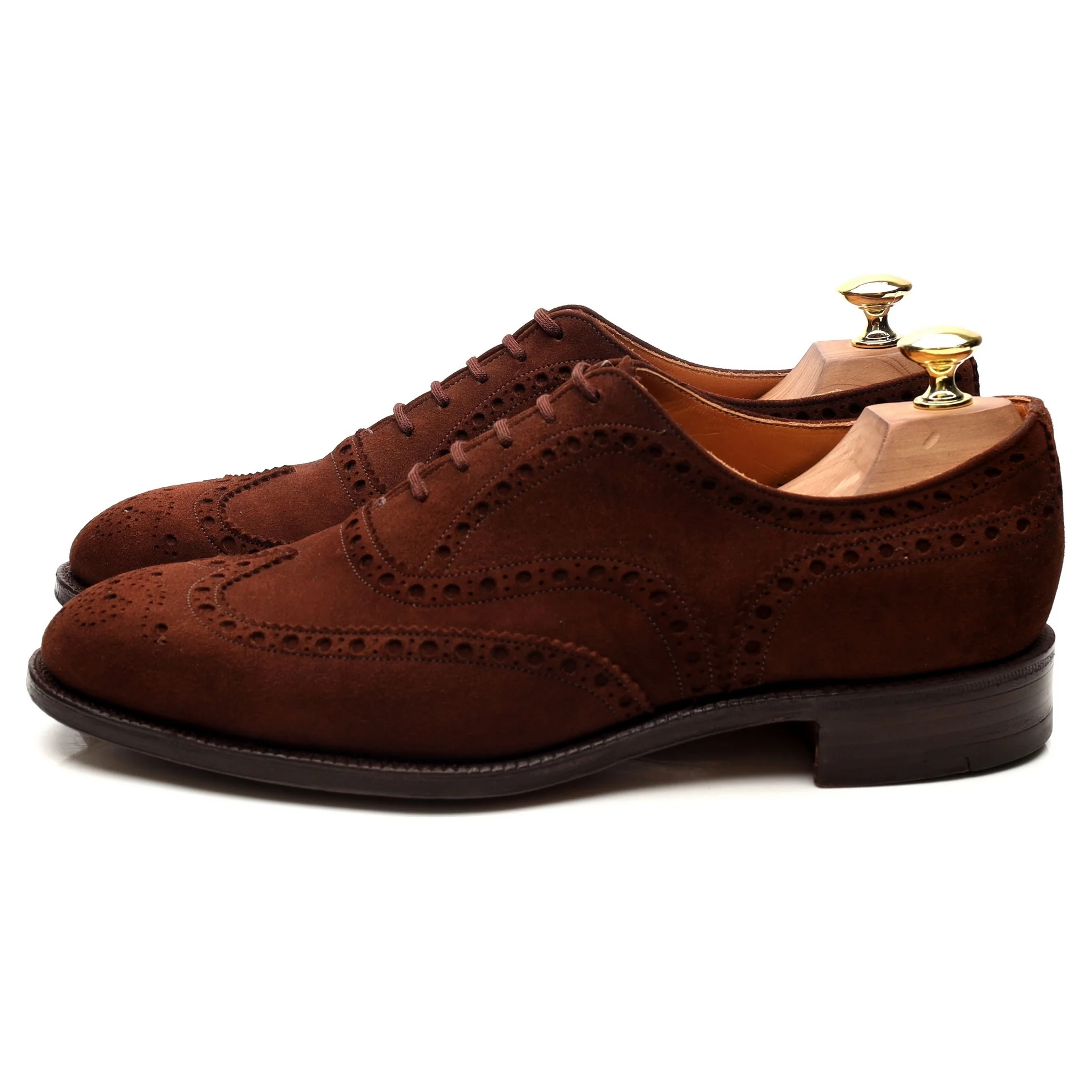 'Buck' Brown Suede Brogues UK 8 F - Image 2