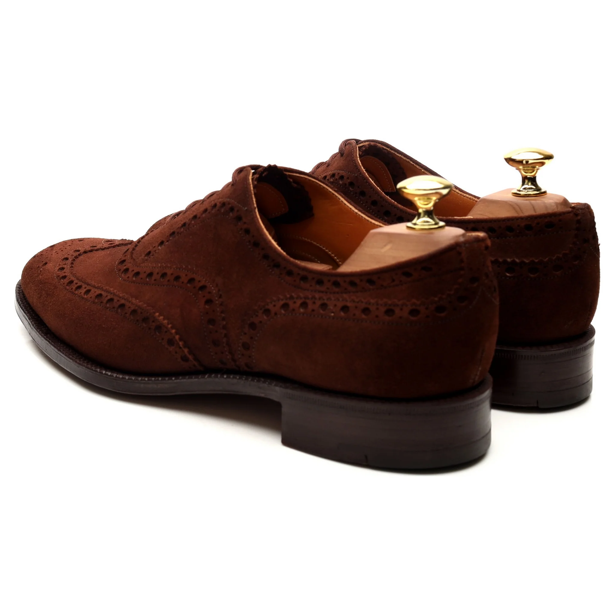 'Buck' Brown Suede Brogues UK 8 F - Image 3