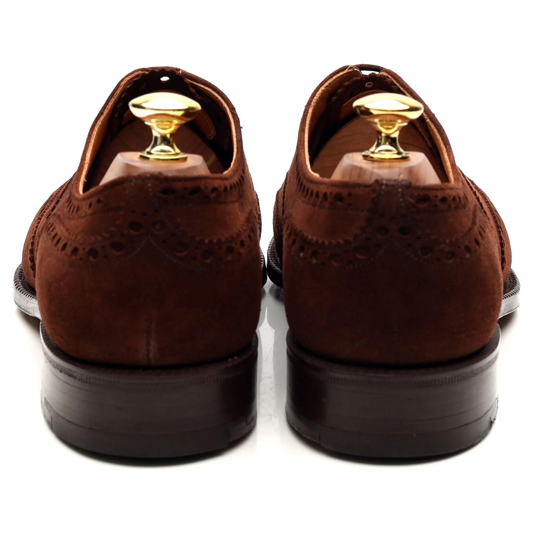 'Buck' Brown Suede Brogues UK 8 F - Image 4