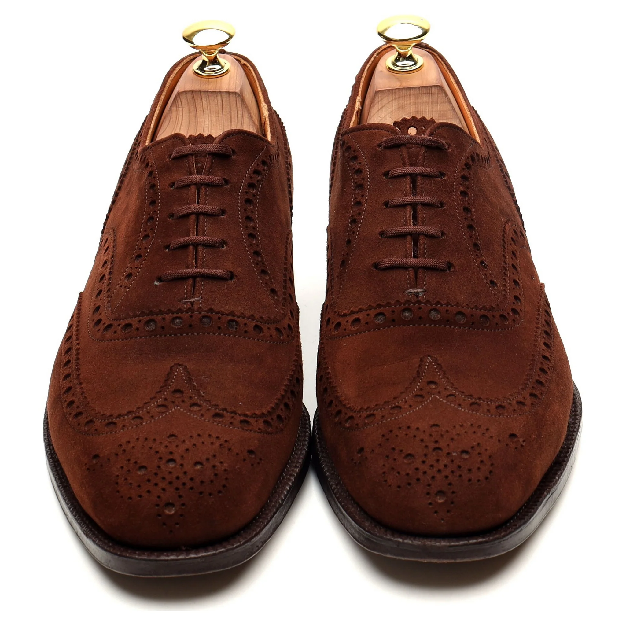 'Buck' Brown Suede Brogues UK 8 F - Image 9