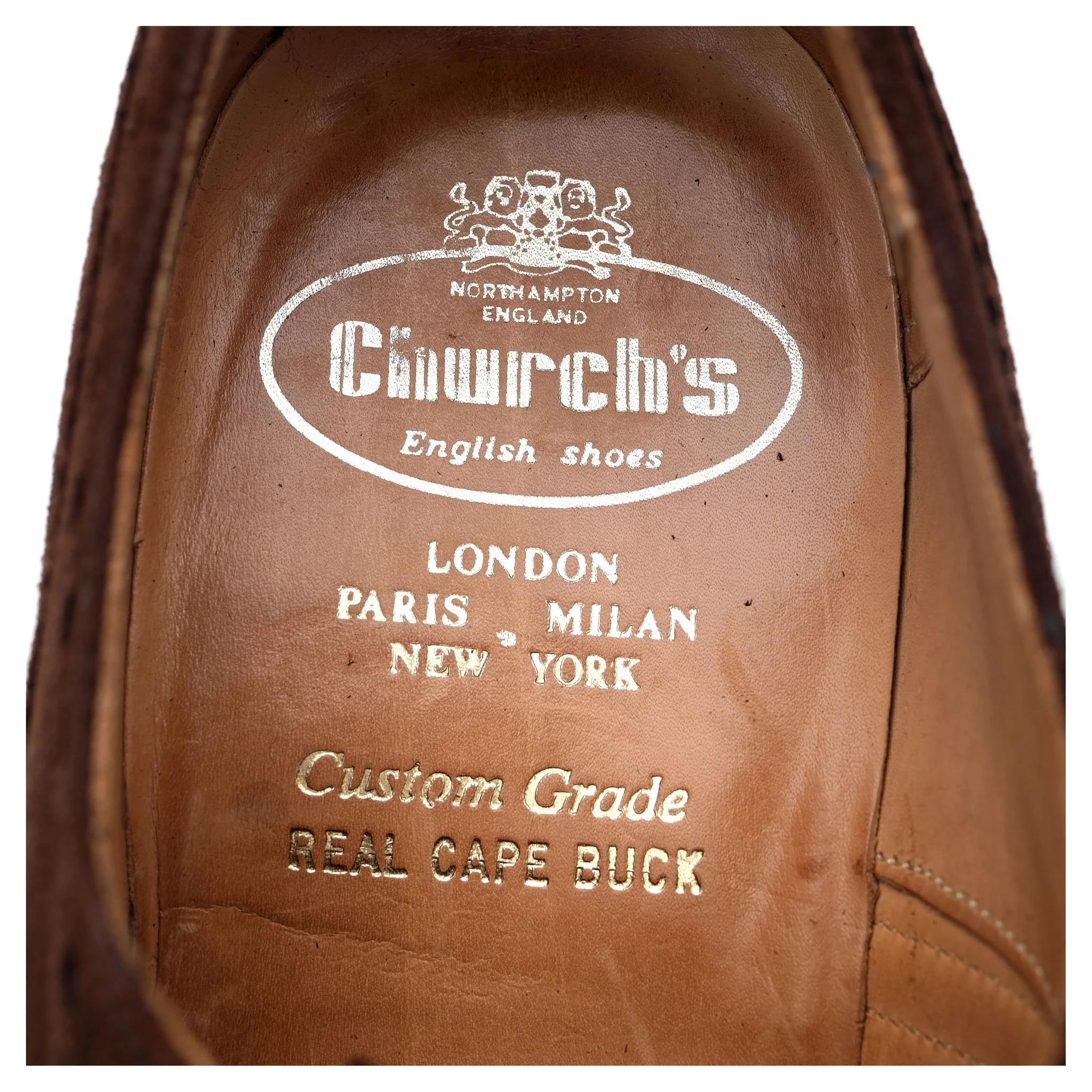 'Buck' Brown Suede Brogues UK 8.5 F - Image 12