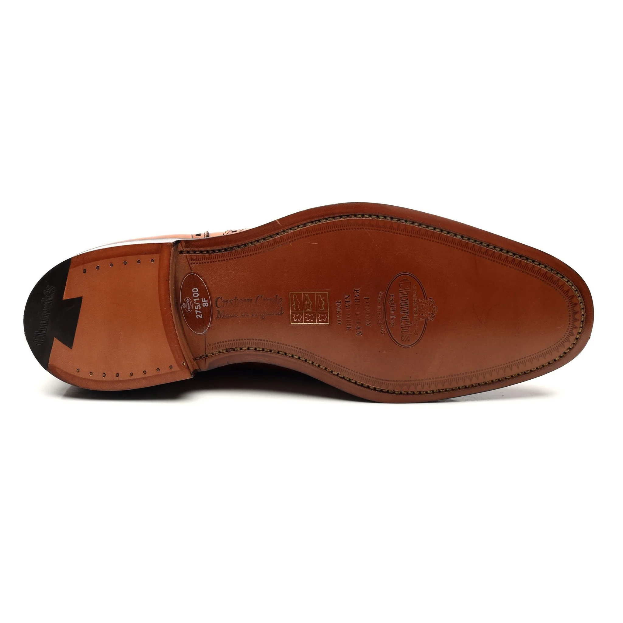'Chetwynd' Tan Brown Leather Brogues UK 8 F - Image 11