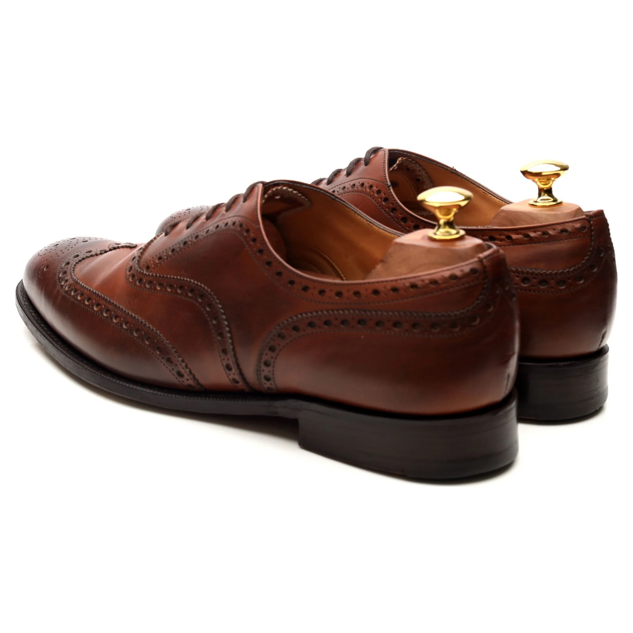 'Chetwynd' Tan Brown Leather Brogues UK 9 G - Image 3