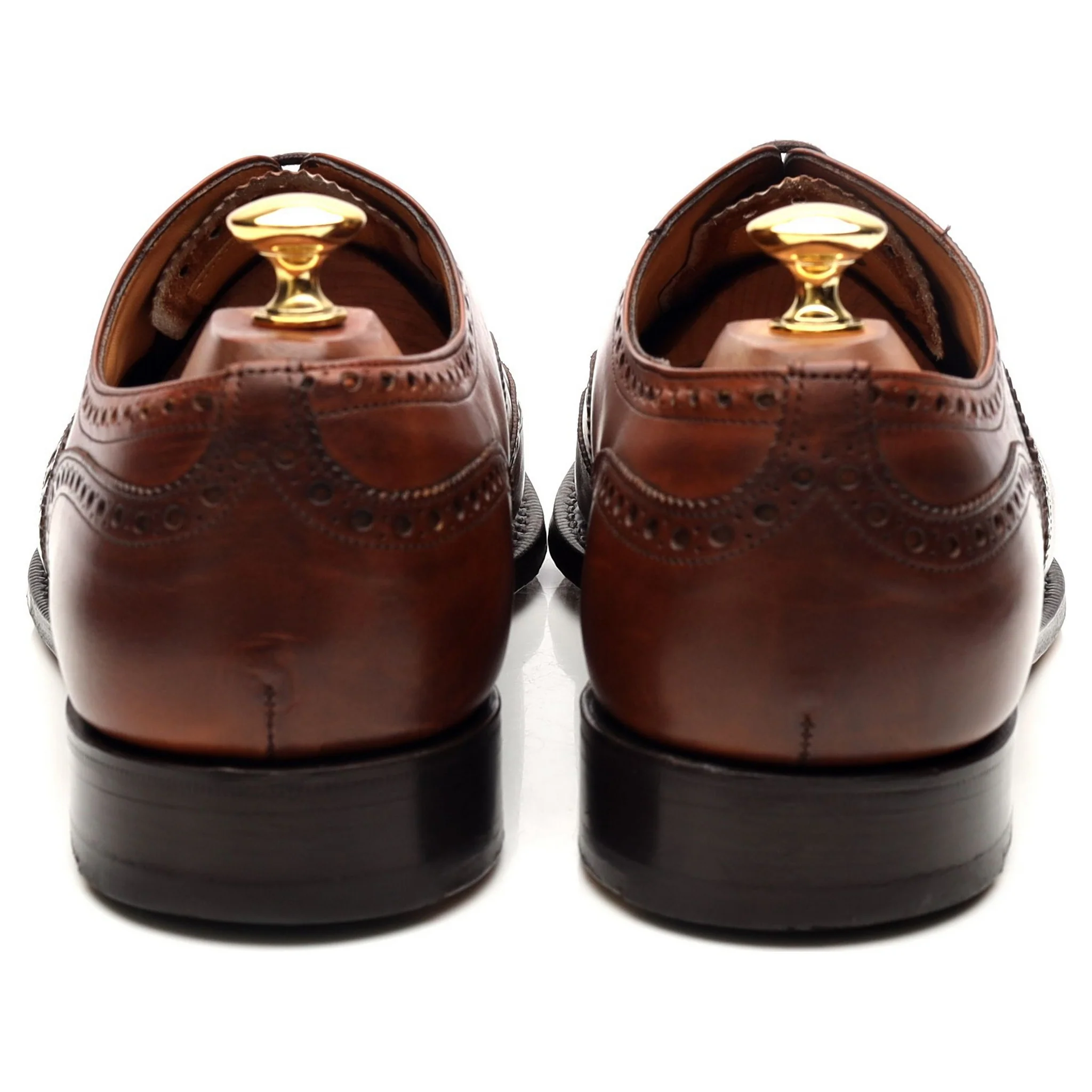 'Chetwynd' Tan Brown Leather Brogues UK 9 G - Image 4