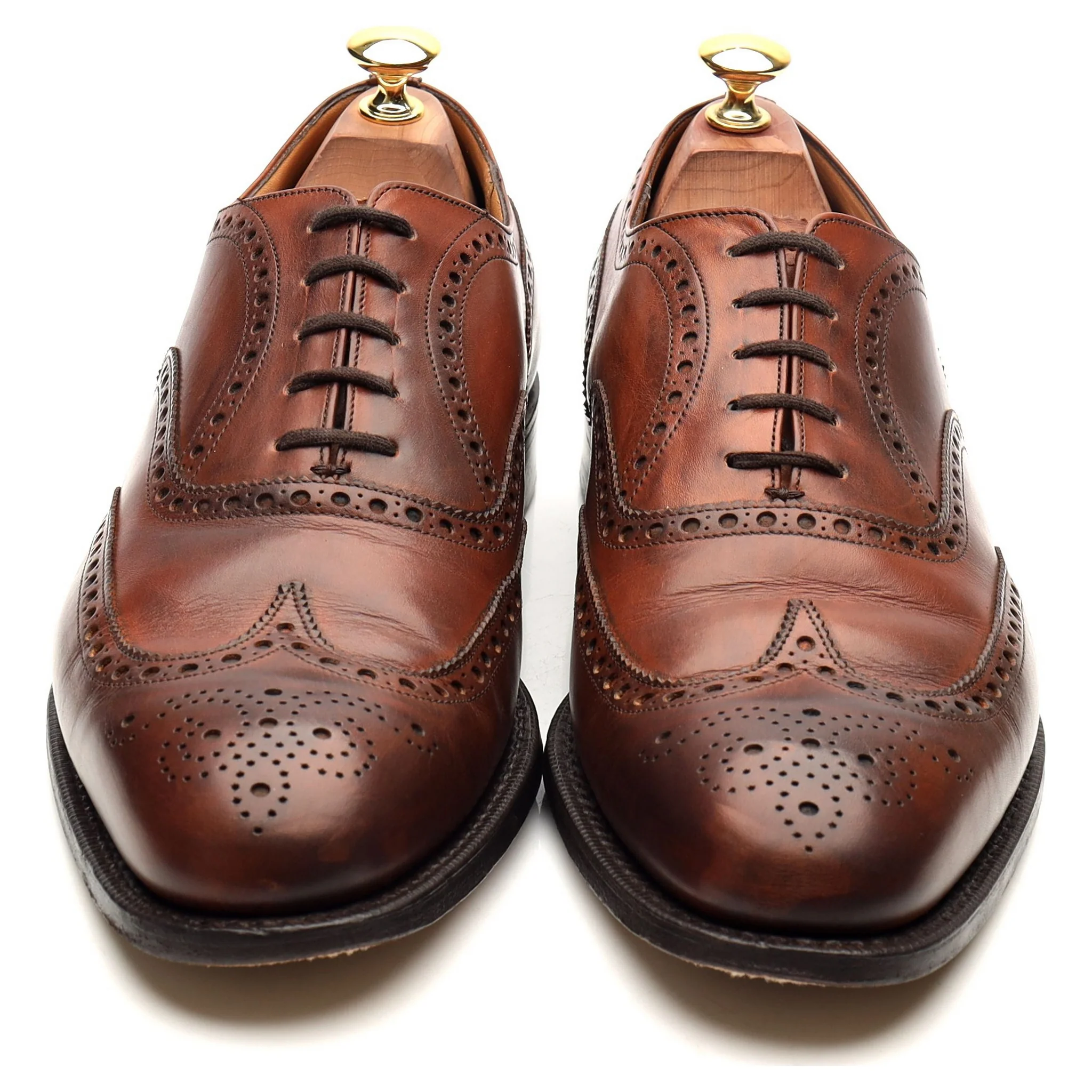 'Chetwynd' Tan Brown Leather Brogues UK 9 G - Image 9