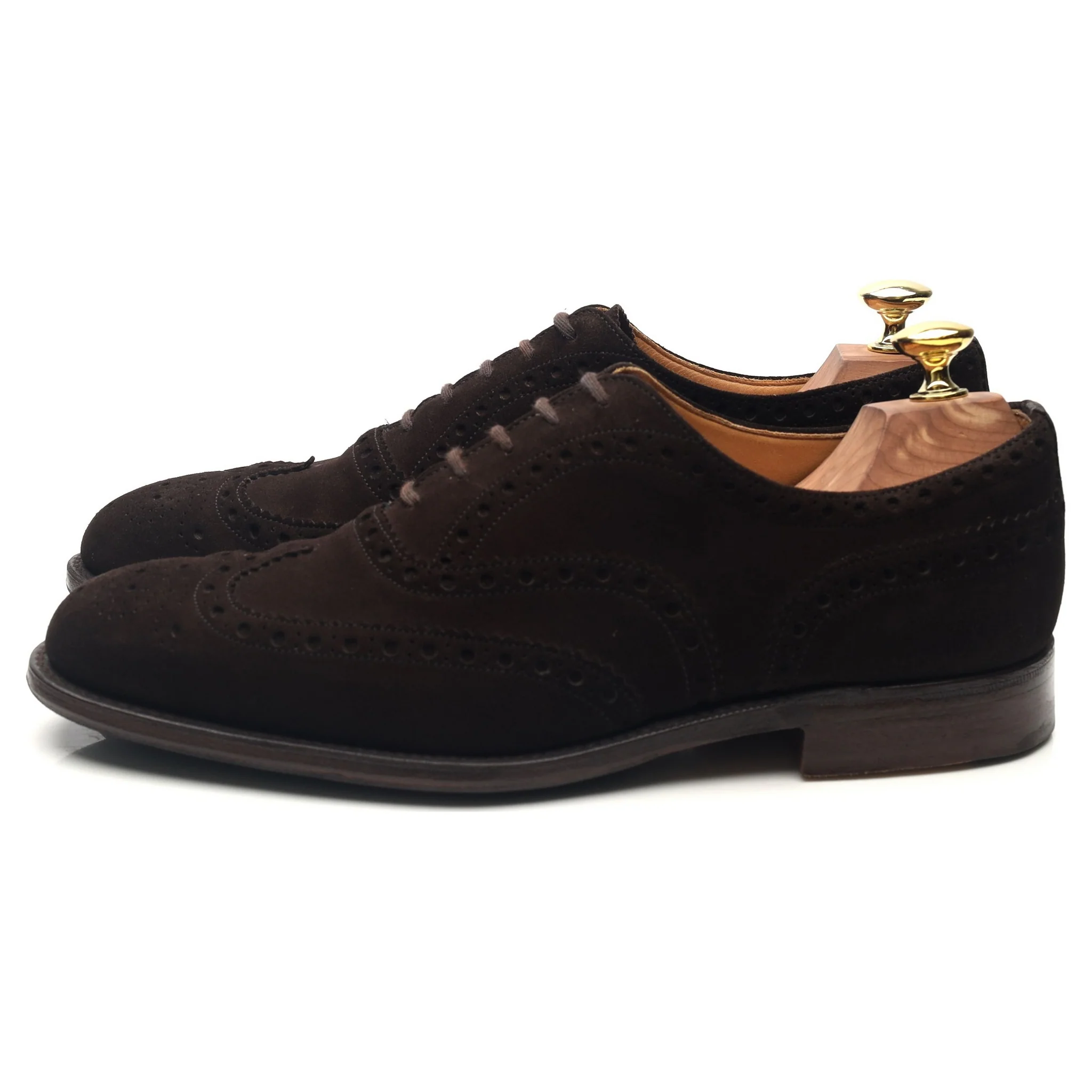 'Chetwynd' Dark Brown Suede Brogues UK 7 F - Image 2