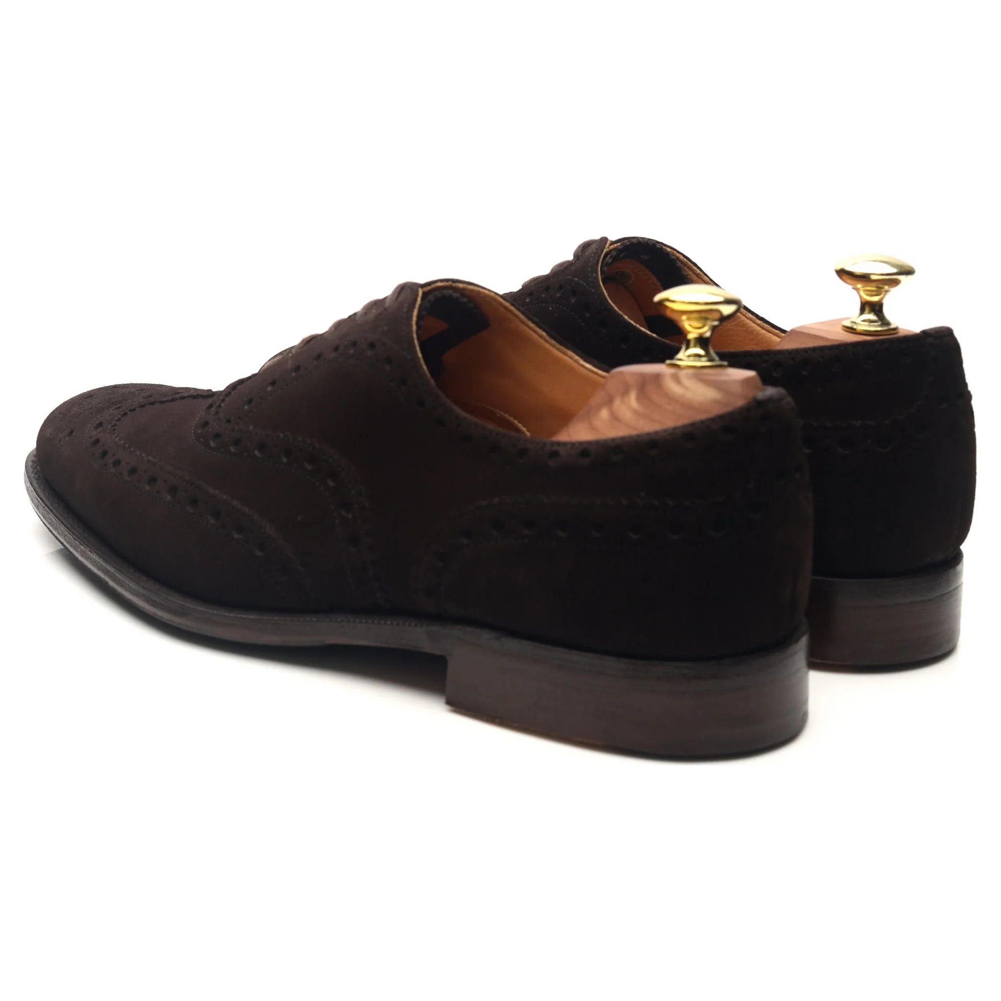 'Chetwynd' Dark Brown Suede Brogues UK 7 F - Image 3