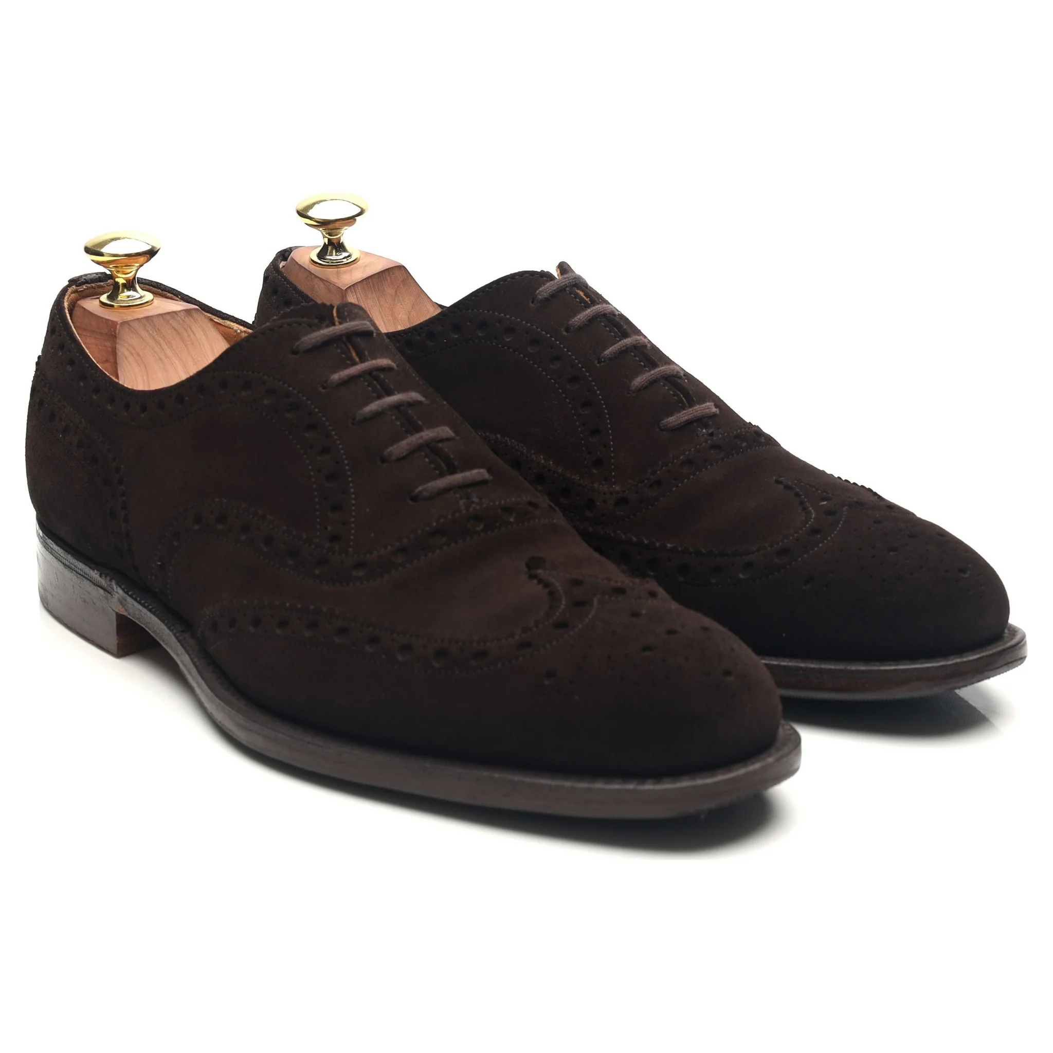'Chetwynd' Dark Brown Suede Brogues UK 7 F - Image 7