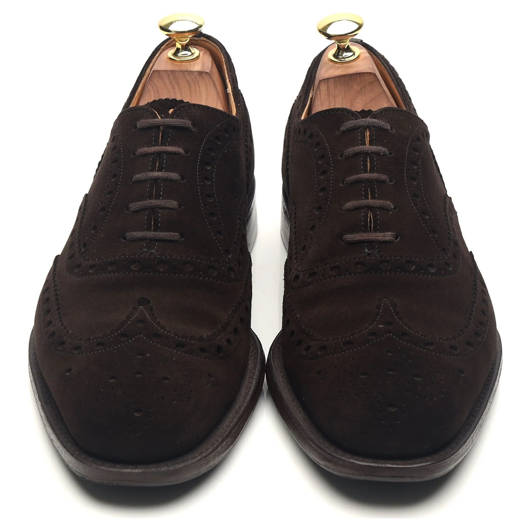 'Chetwynd' Dark Brown Suede Brogues UK 7 F - Image 9