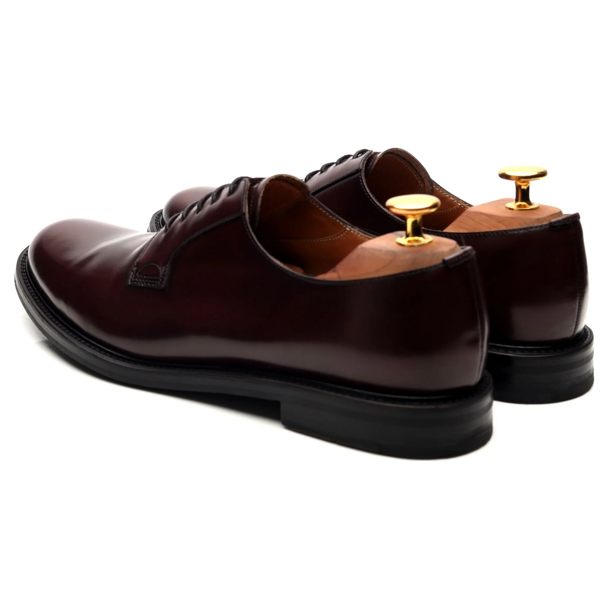 Women's 'Cindy' Burgundy Leather Derby UK 7 EU 40 - Image 3