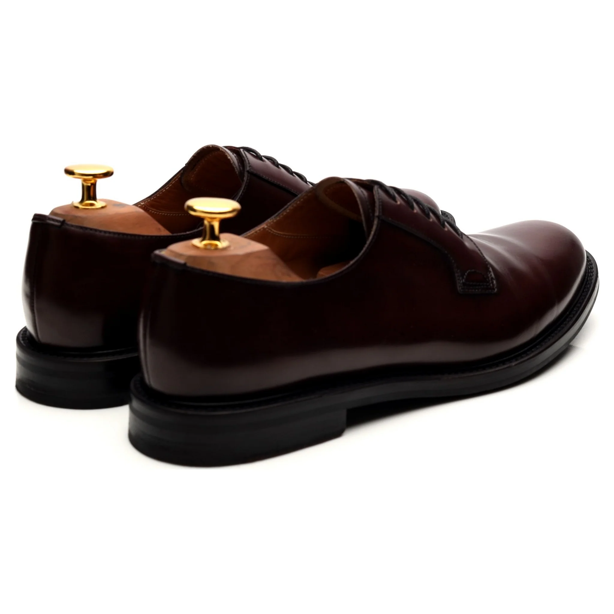 Women's 'Cindy' Burgundy Leather Derby UK 7 EU 40 - Image 5