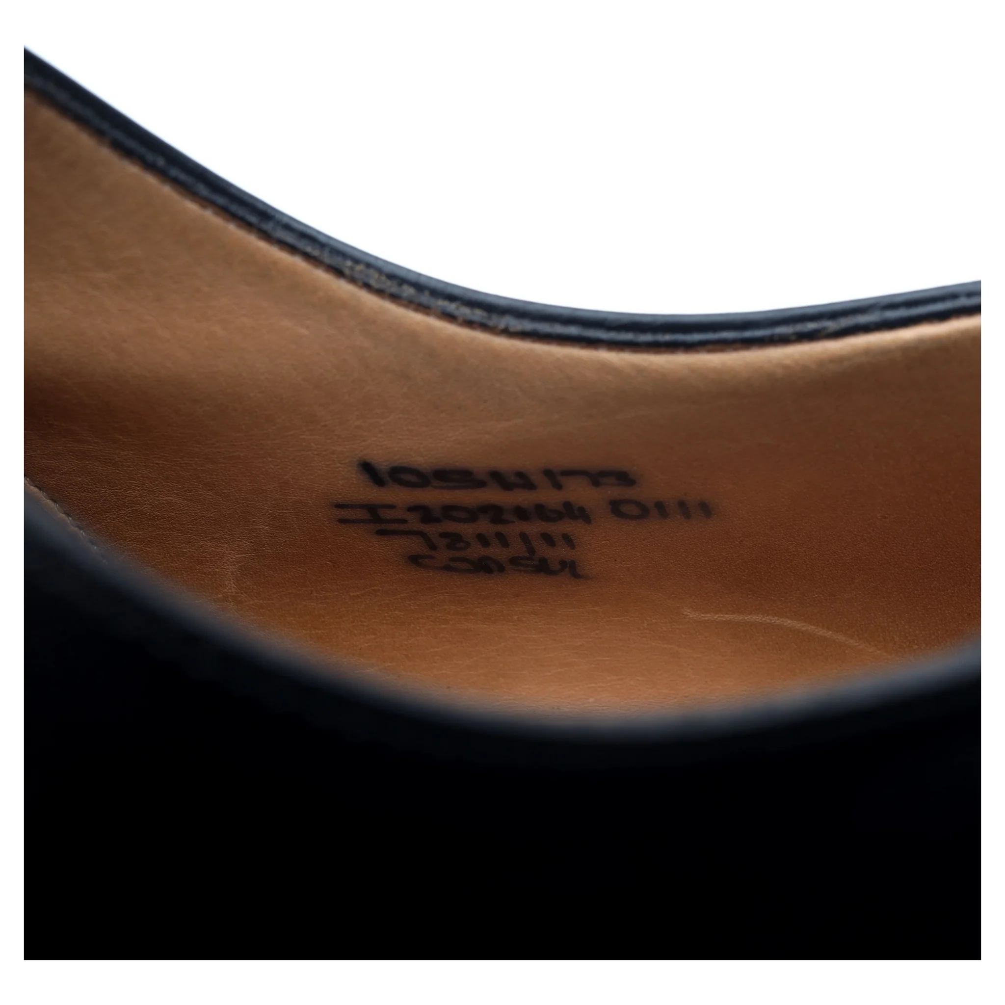 'Consul' Black Leather Oxford UK 10.5 H - Image 13