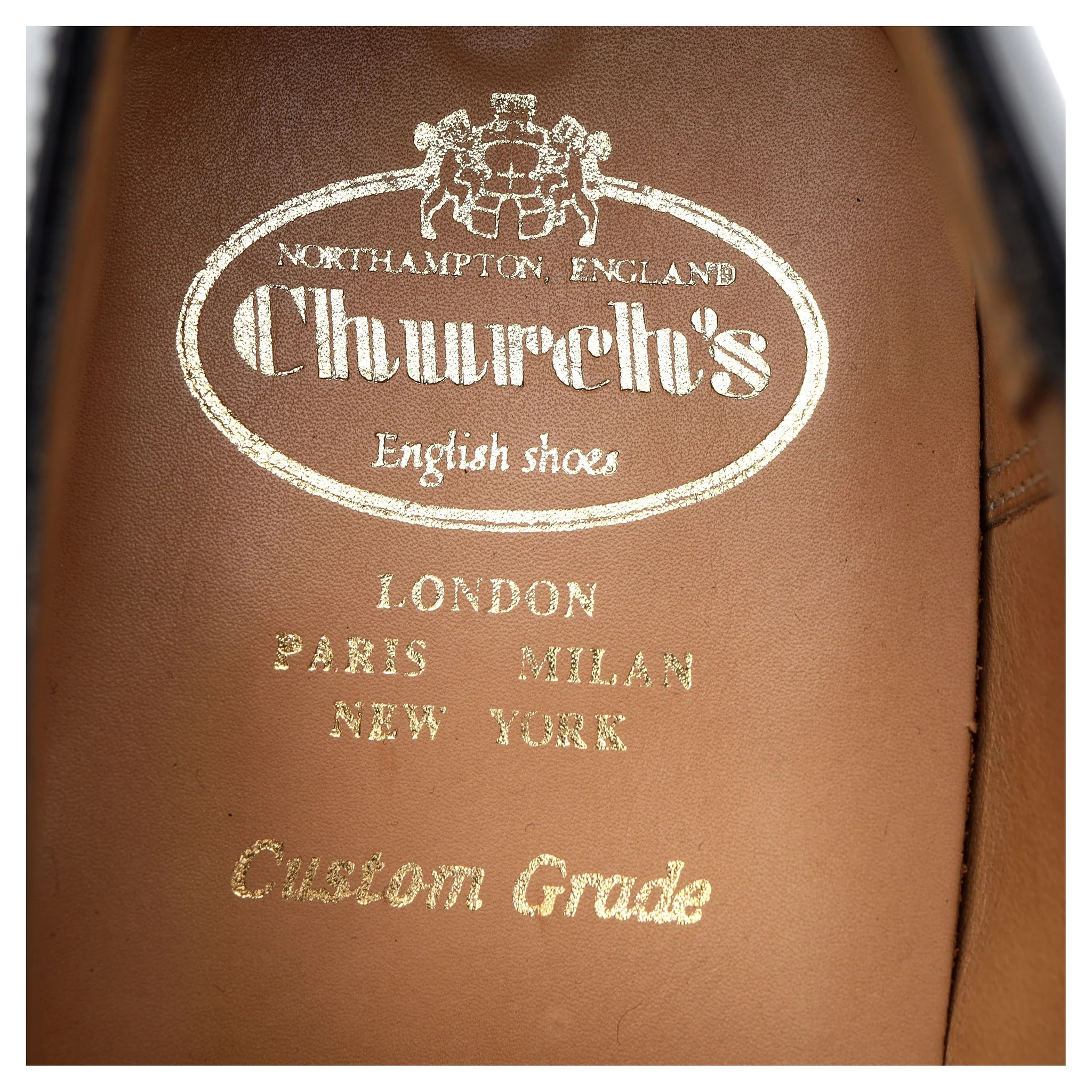 'Consul' Black Leather Oxford UK 10 G - Image 12