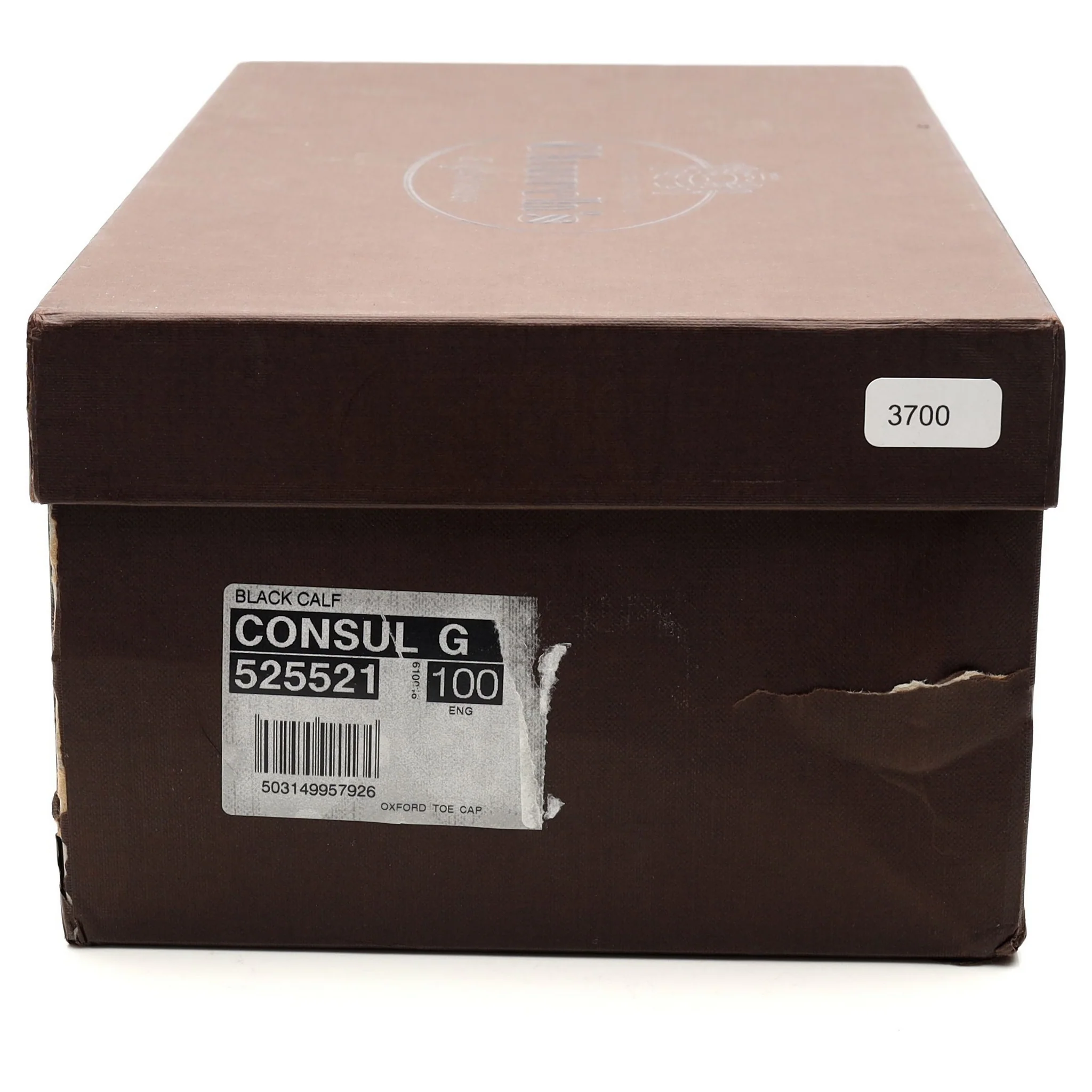 'Consul' Black Leather Oxford UK 10 G - Image 14