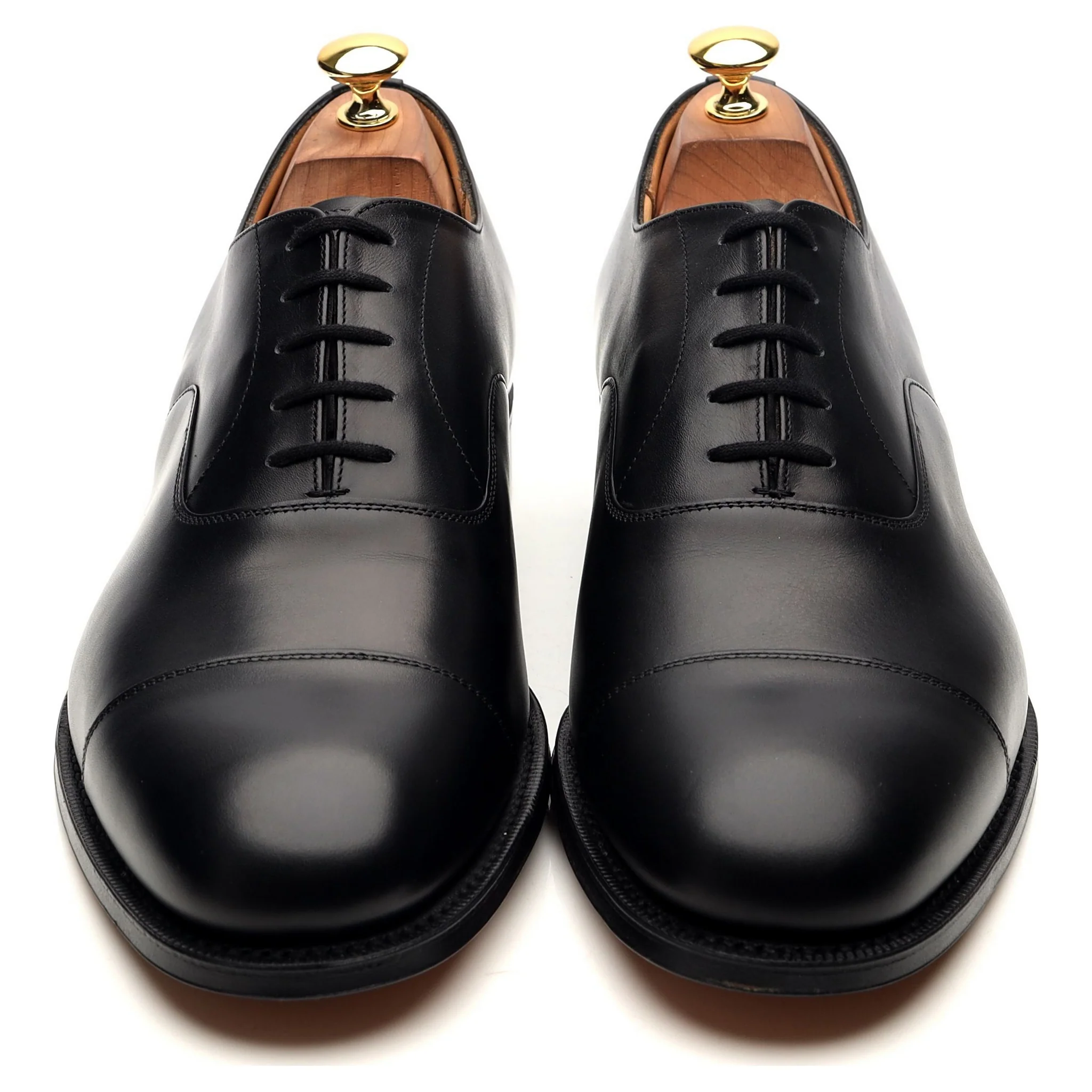 'Consul' Black Leather Oxford UK 10 G - Image 9