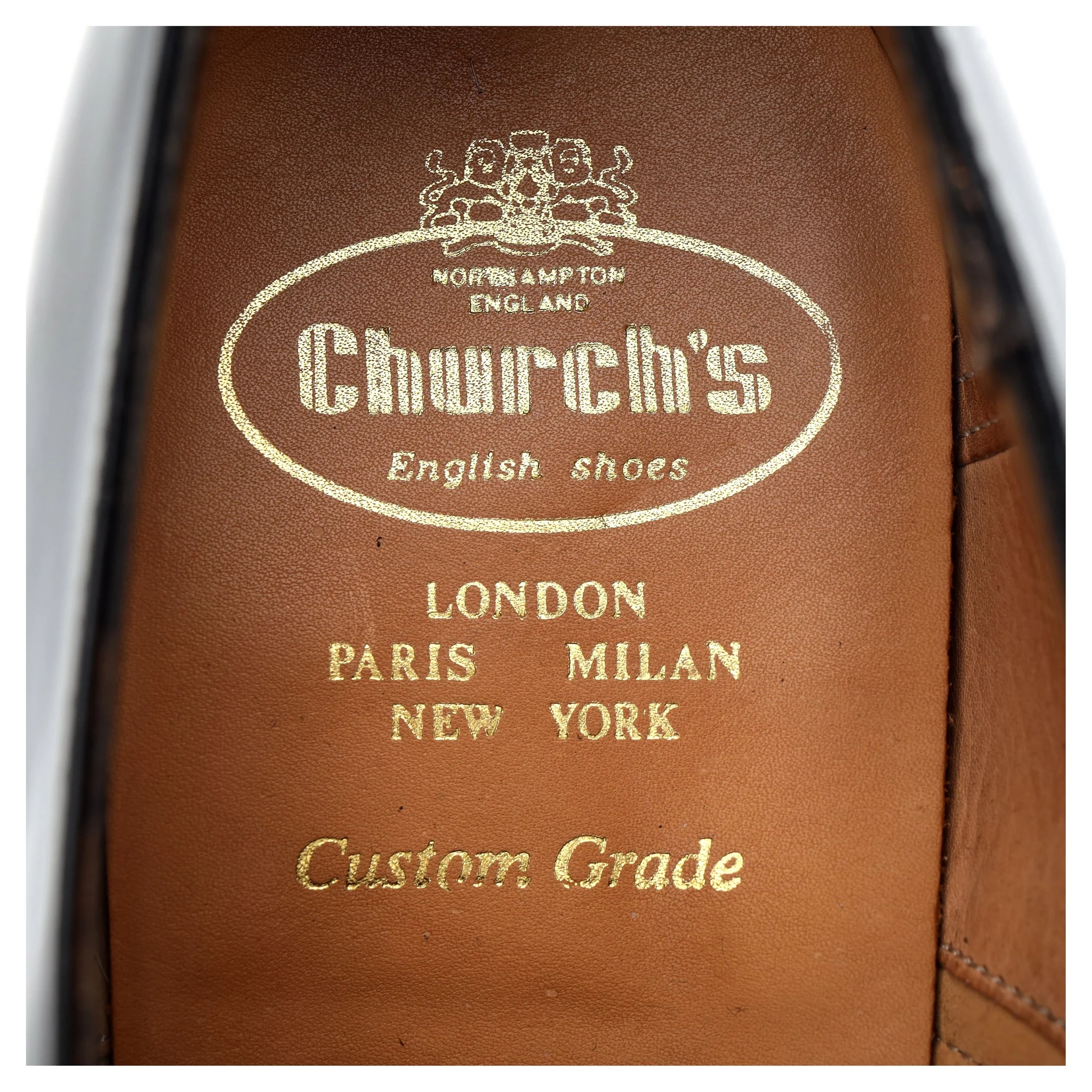 'Consul' Black Leather Oxford UK 8.5 F - Image 12
