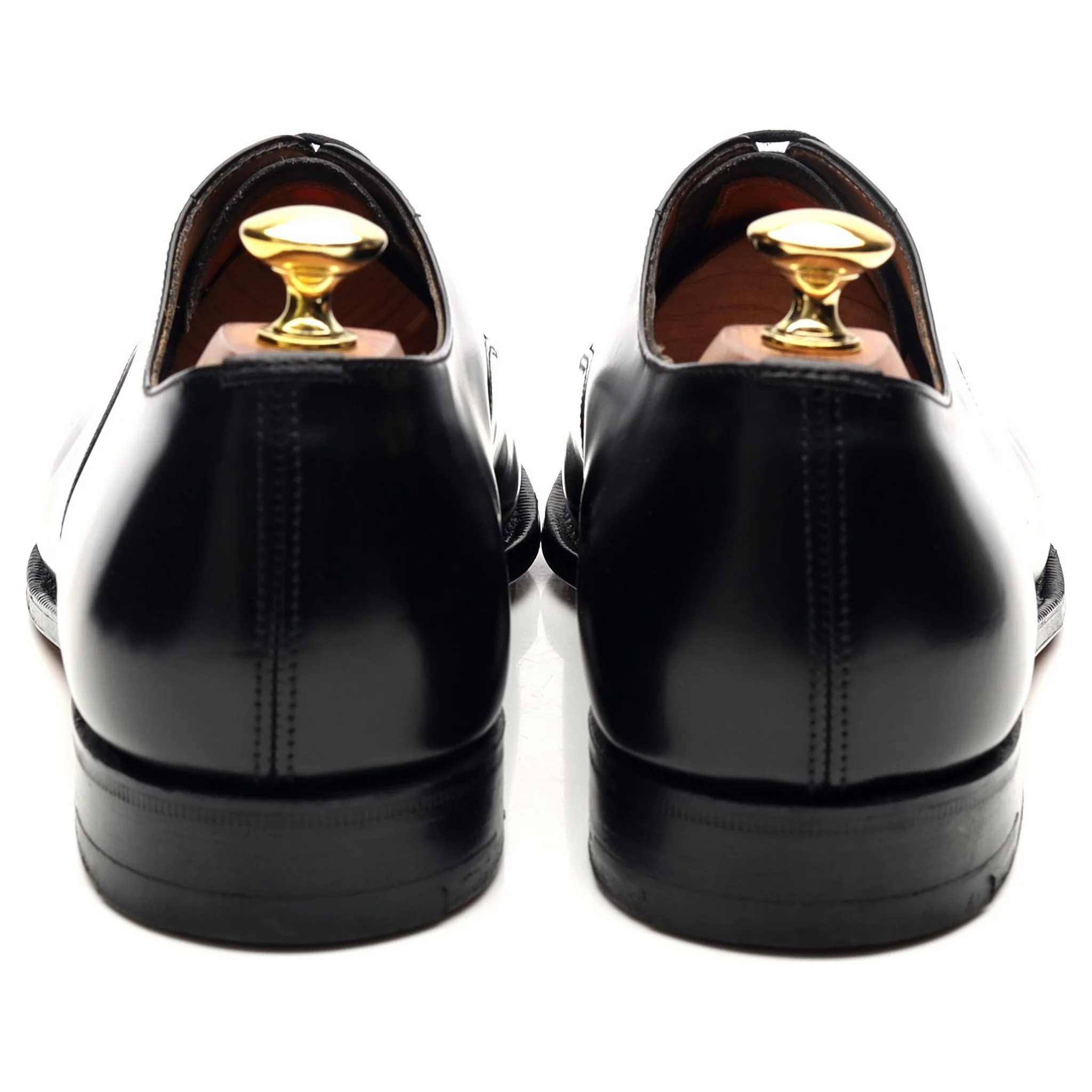 'Consul' Black Leather Oxford UK 8.5 F - Image 4