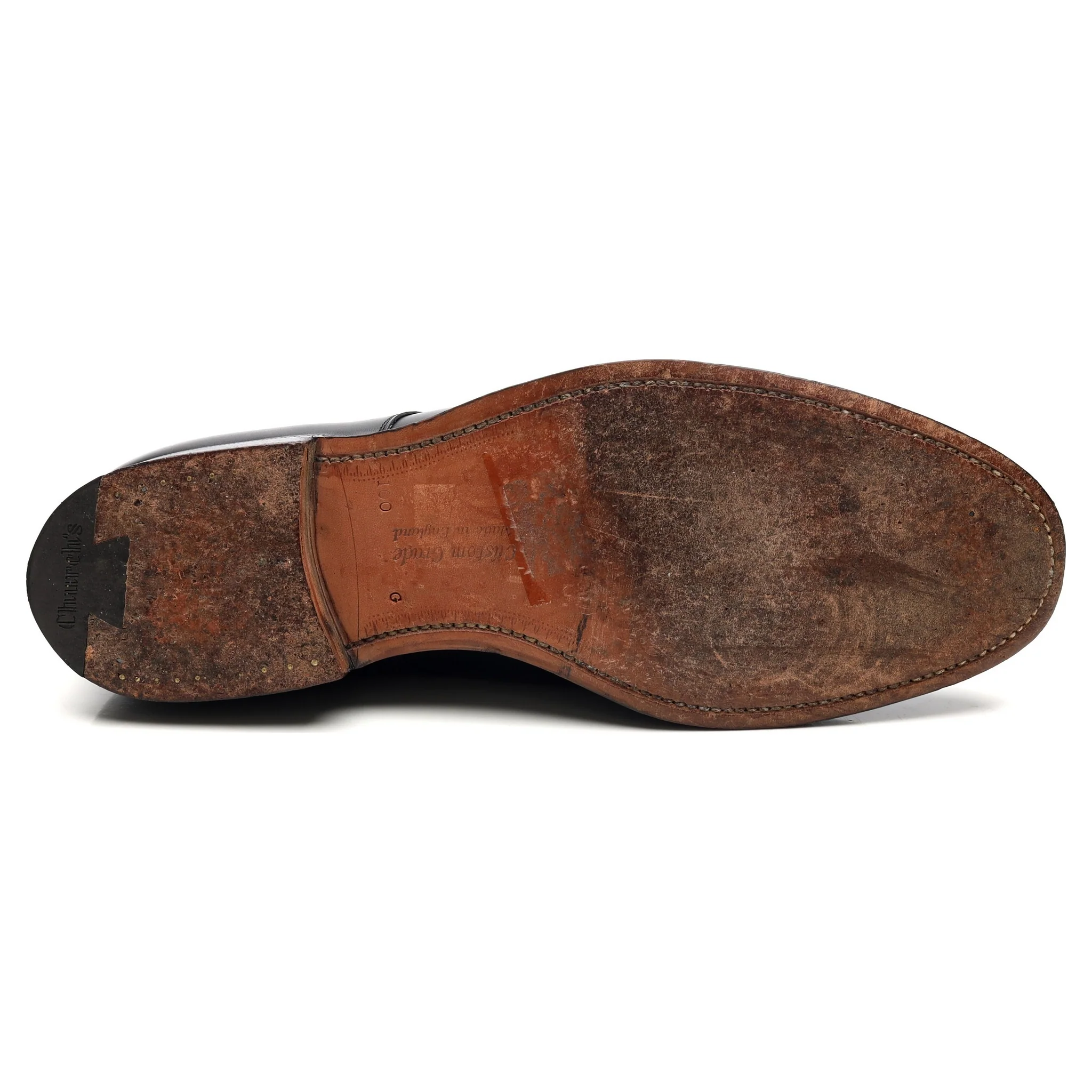 'Cranfield' Black Leather Derby UK 10 G - Image 11