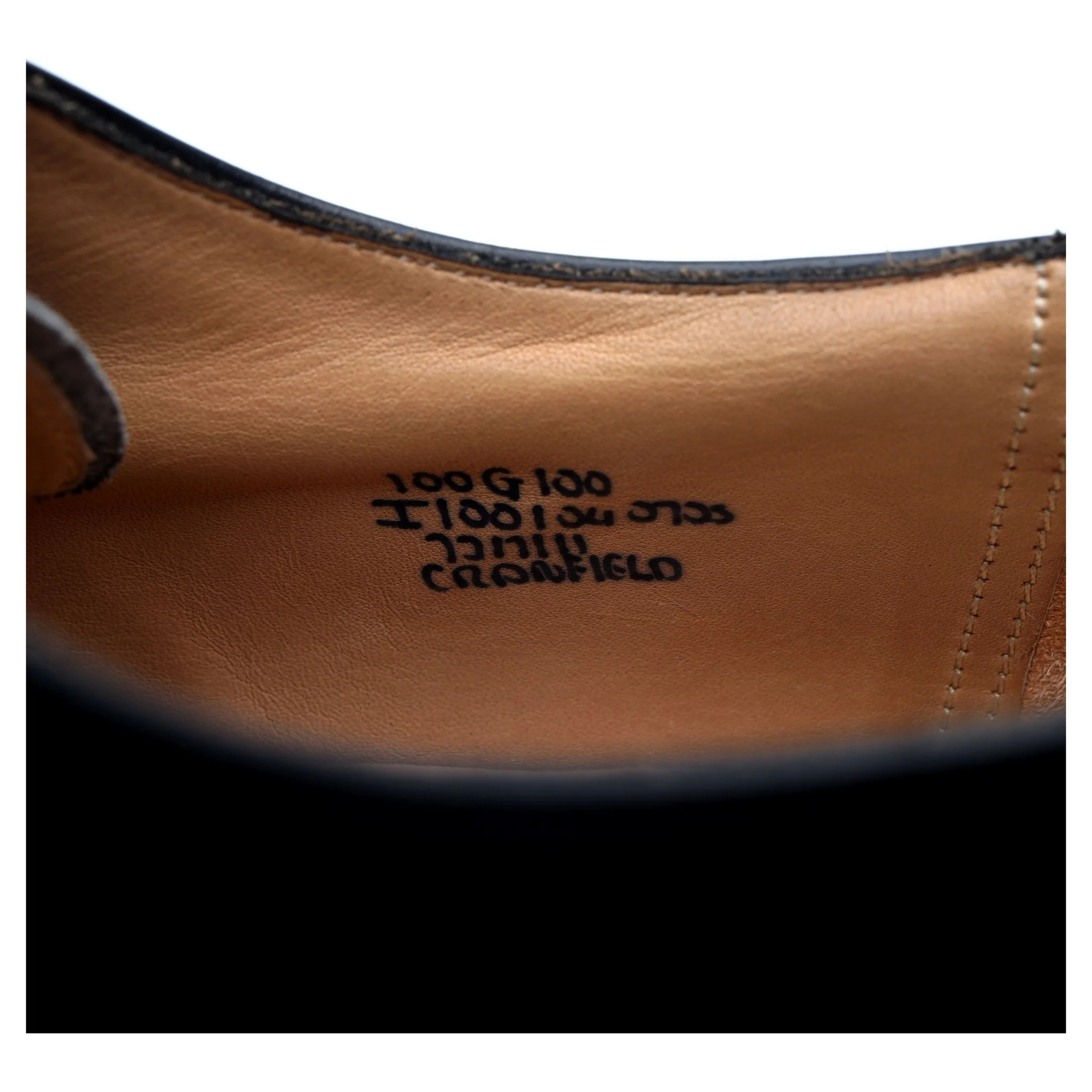 'Cranfield' Black Leather Derby UK 10 G - Image 13