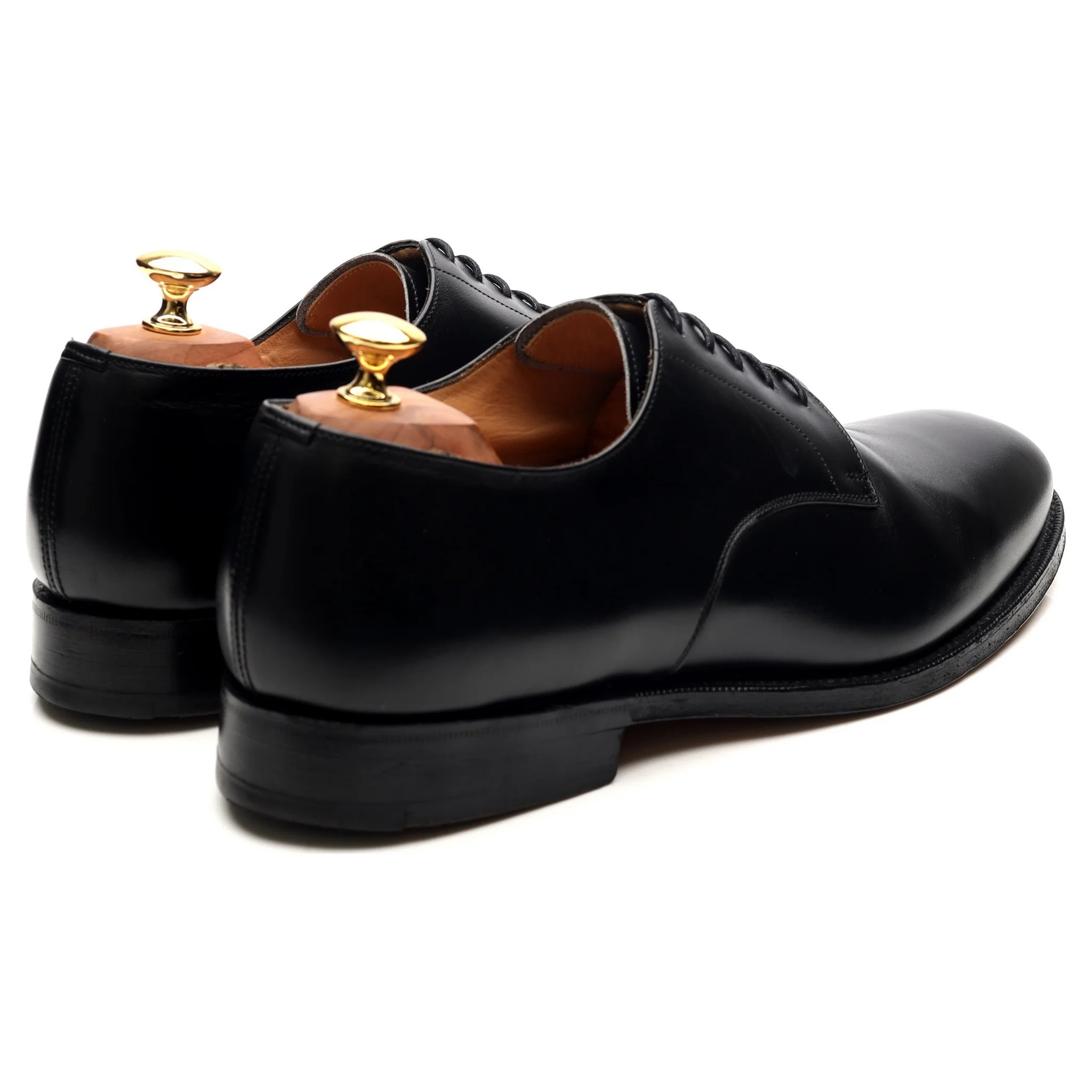 'Cranfield' Black Leather Derby UK 10 G - Image 5