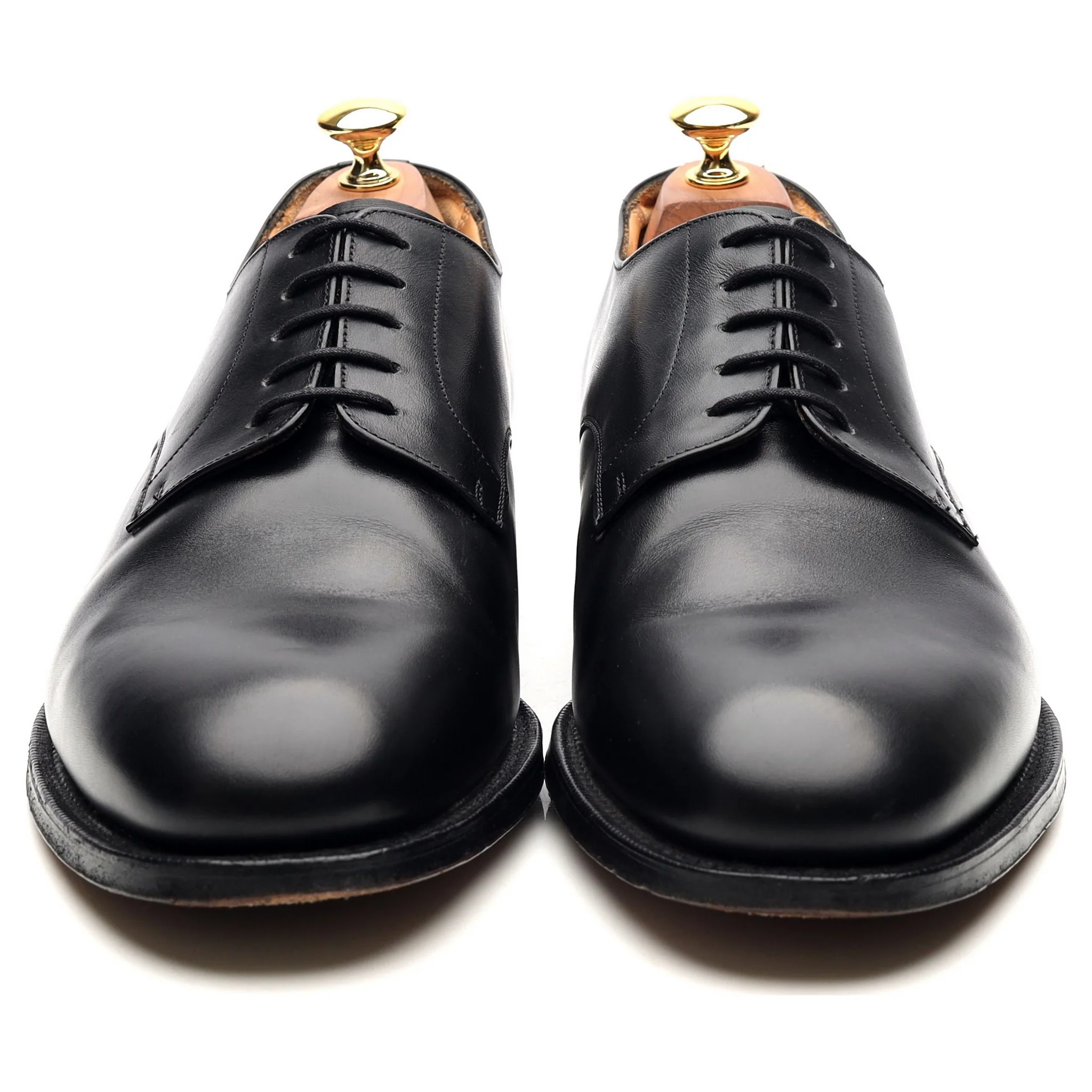 'Cranfield' Black Leather Derby UK 10 G - Image 8